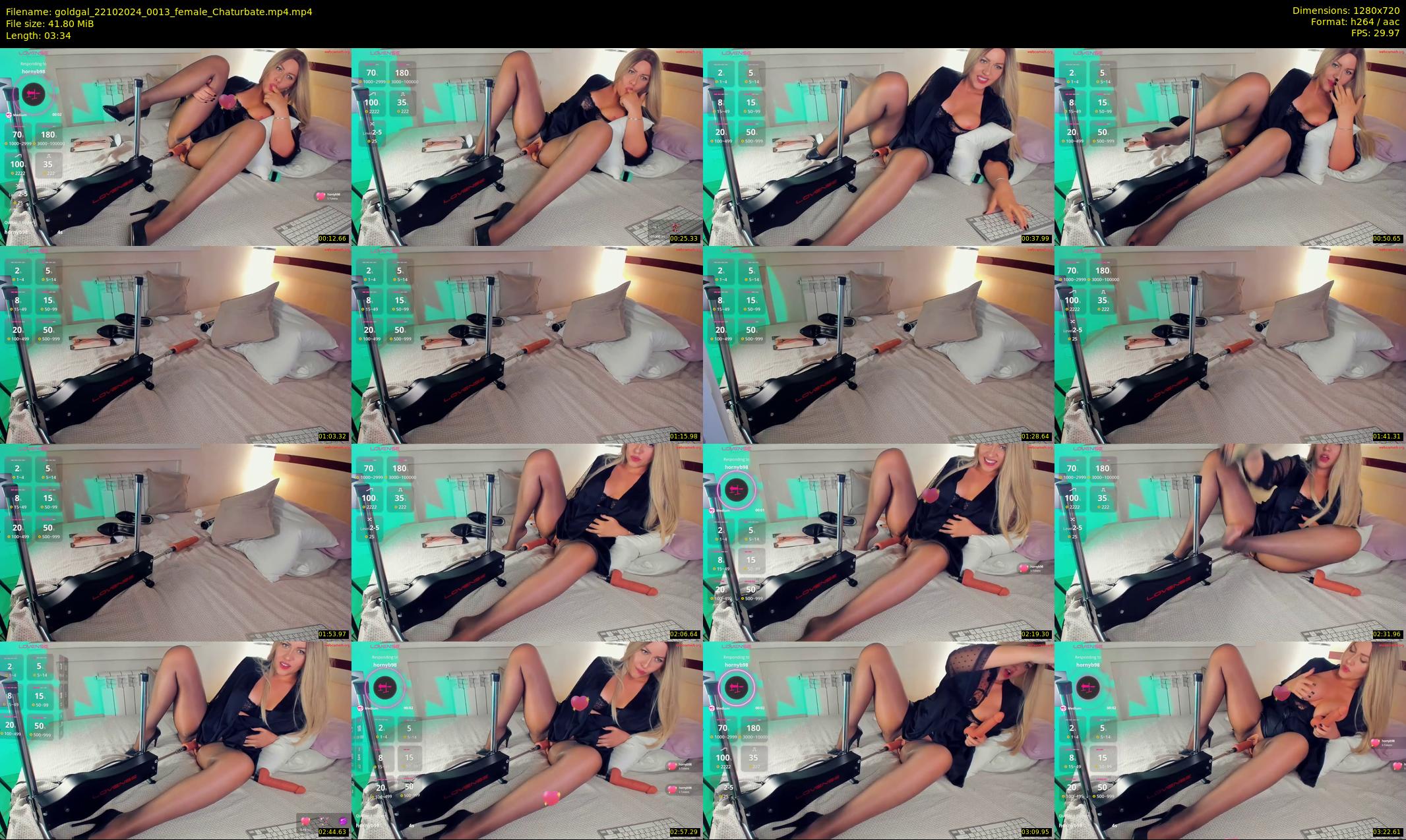 goldgal — 4 minute Chaturbate female cam show recording, 720p, Oct 22, 2024