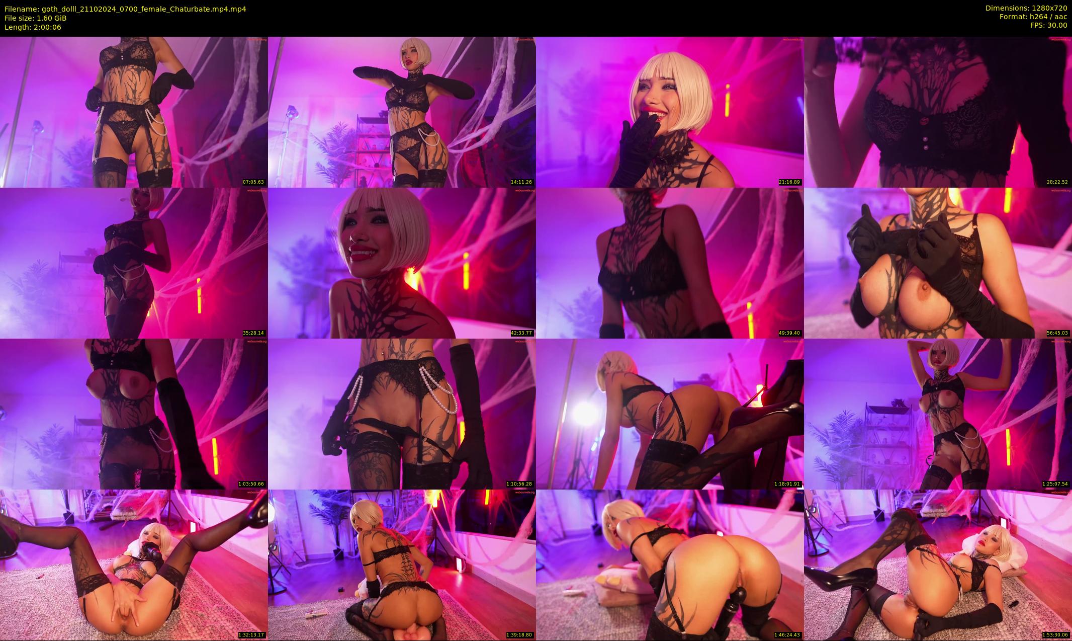 goth_dolll — 121 minute Chaturbate female cam show recording, 720p, Oct 21, 2024