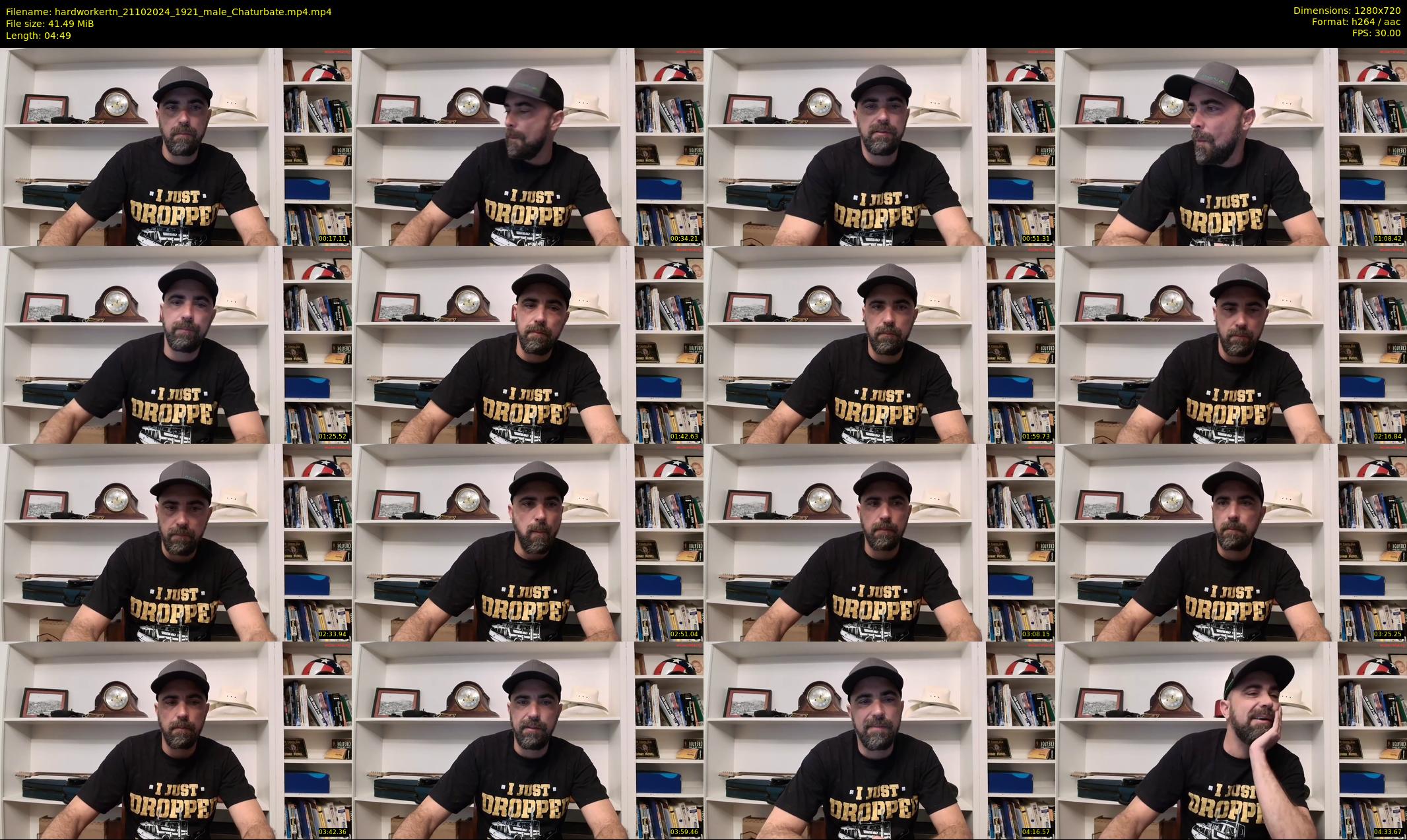 hardworkertn — 5 minute Chaturbate male cam show recording, 720p, Oct 21, 2024