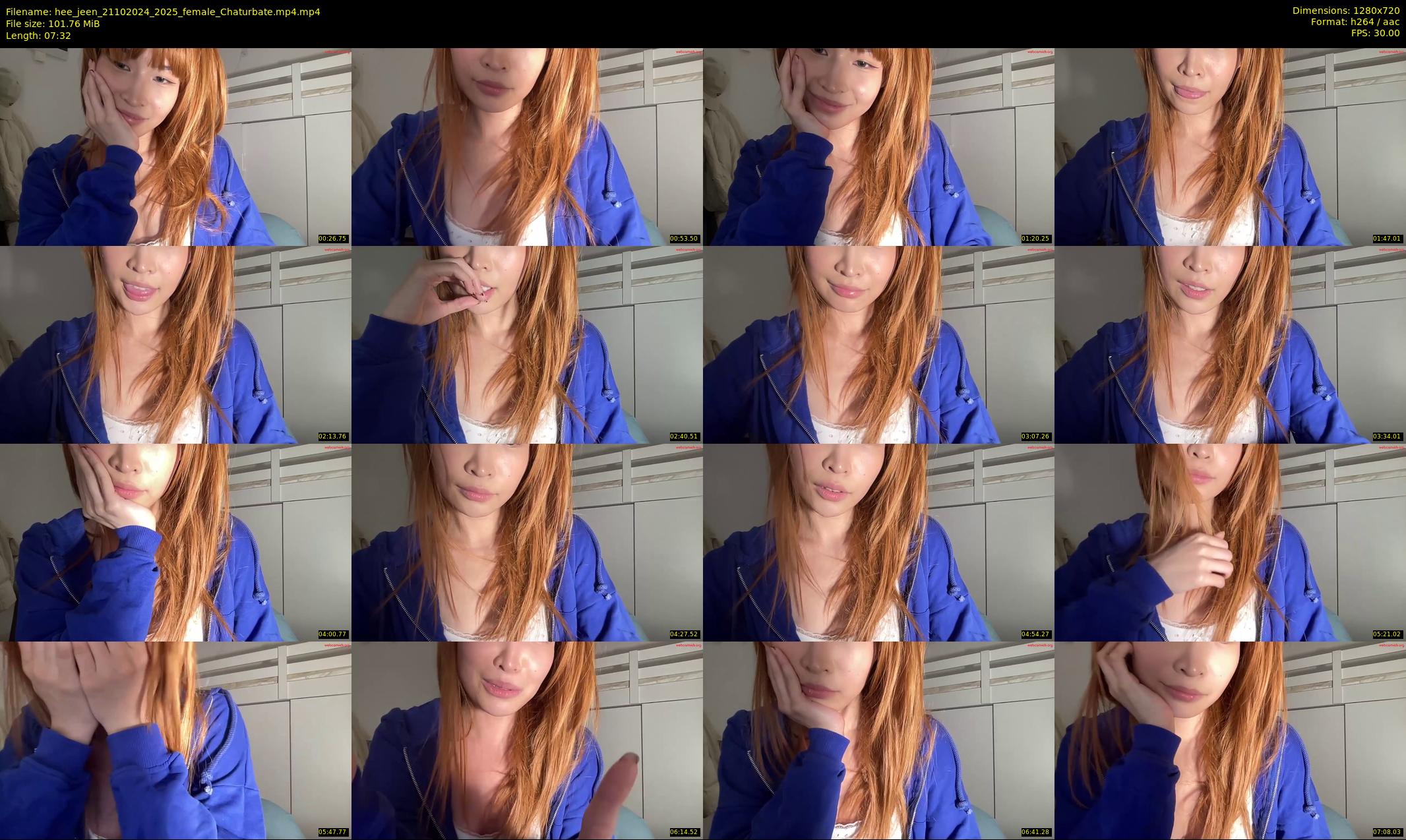 hee_jeen — 8 minute Chaturbate female cam show recording, 720p, Oct 21, 2024