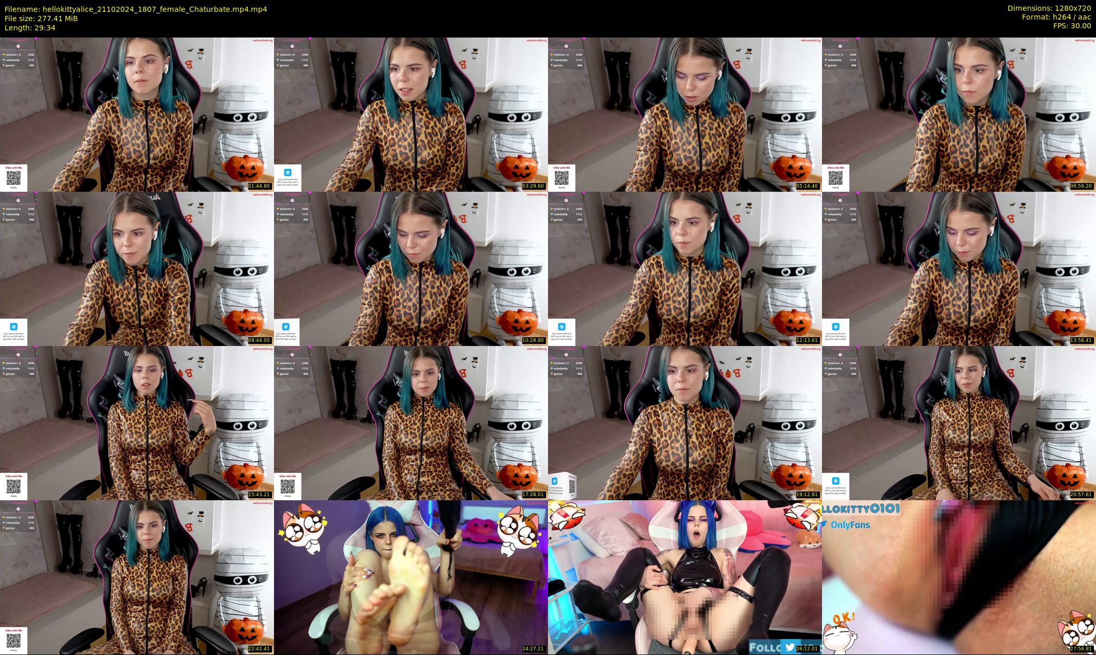 hellokittyalice — 30 minute Chaturbate female cam show recording, 720p, Oct 21, 2024