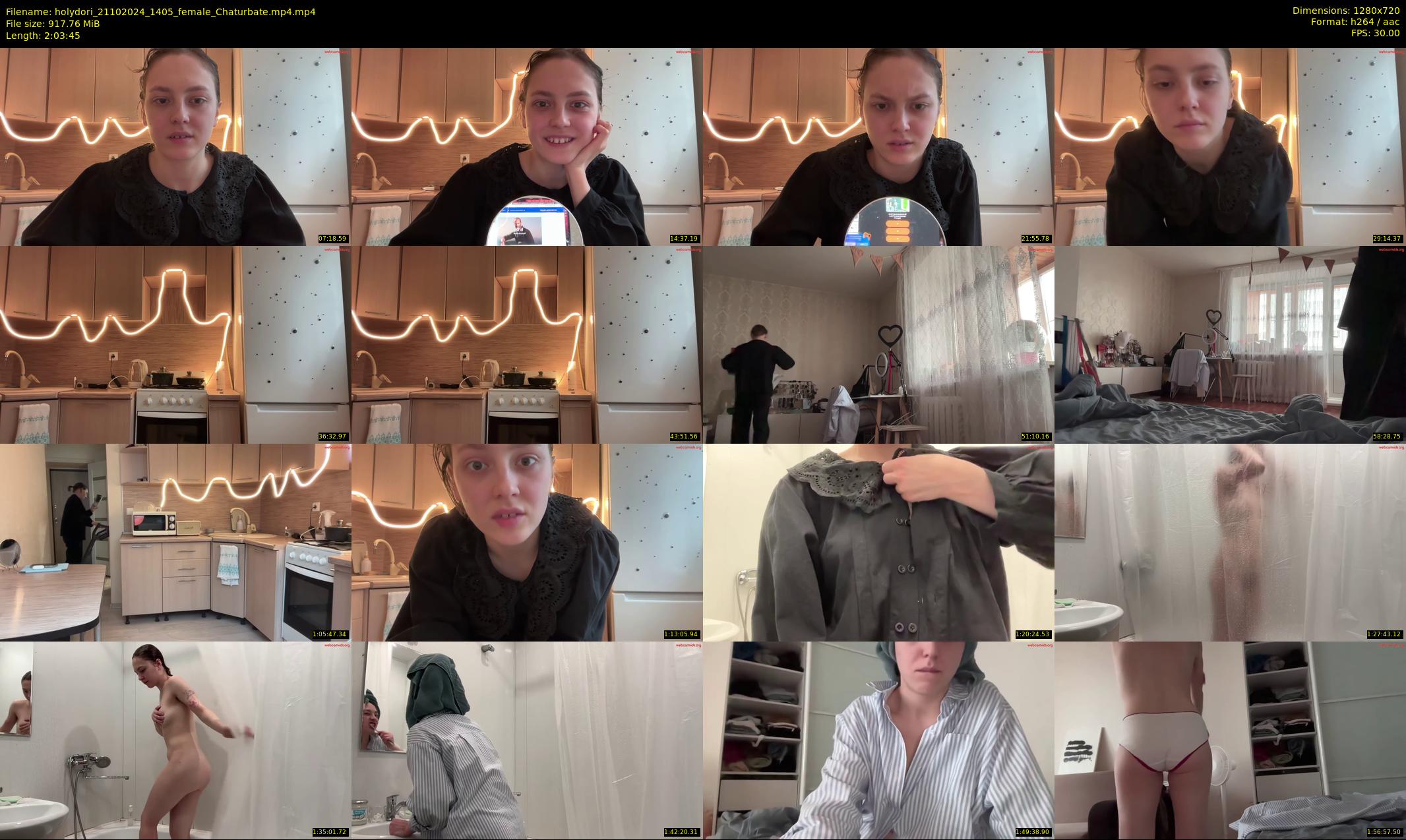 holydori — 124 minute Chaturbate female cam show recording, 720p, Oct 21, 2024