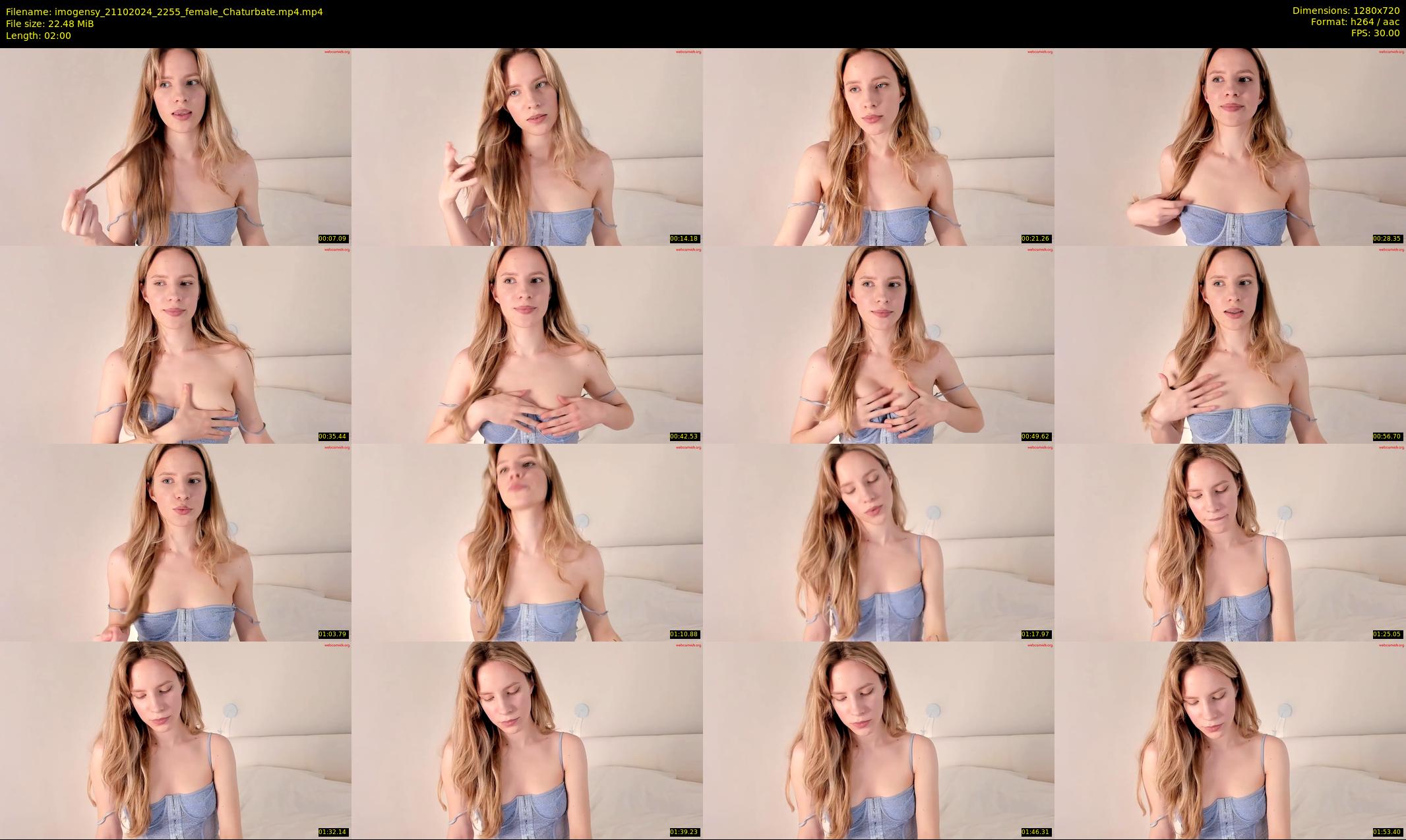 imogensy — 2 minute Chaturbate female cam show recording, 720p, Oct 21, 2024