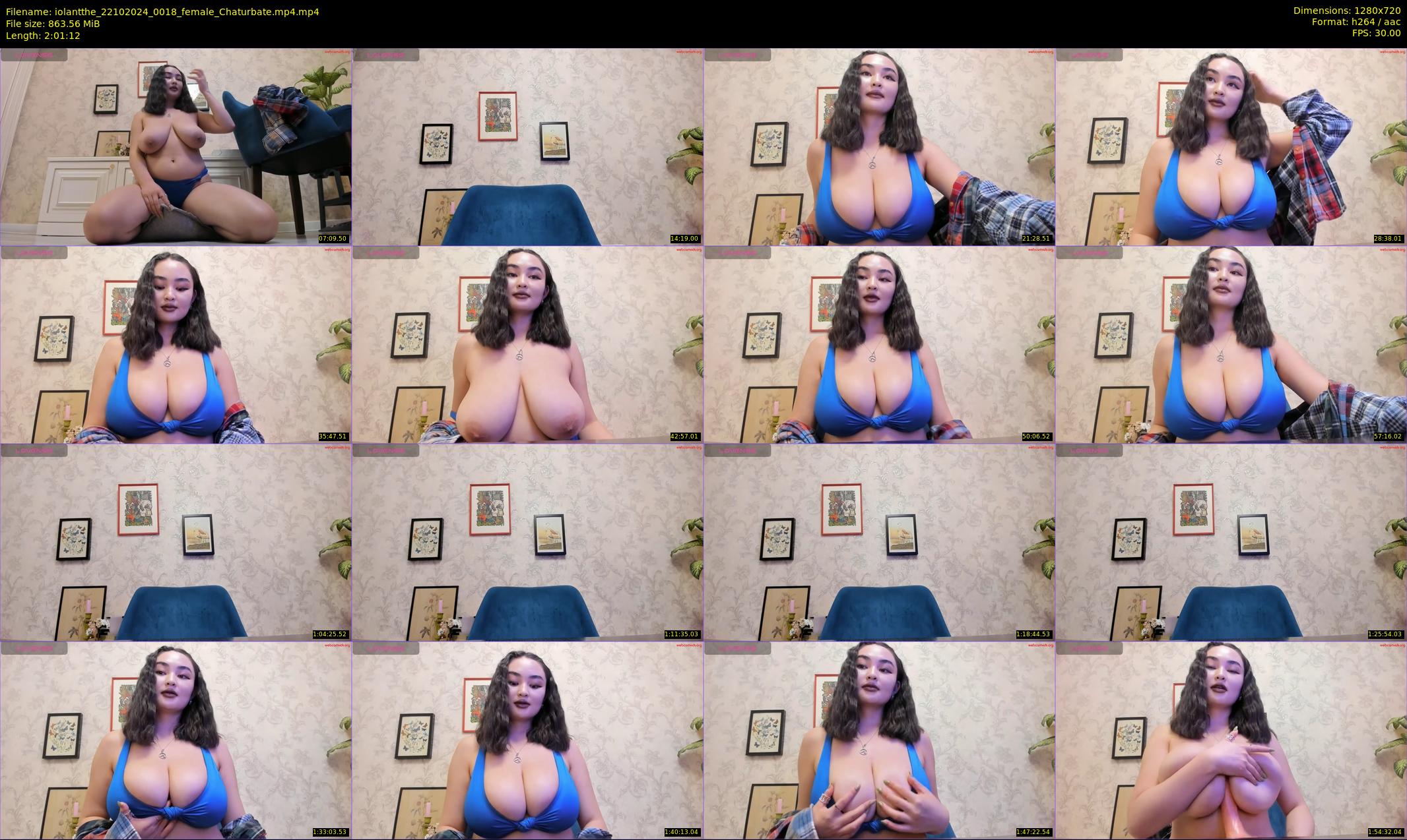 iolantthe — 122 minute Chaturbate female cam show recording, 720p, Oct 22, 2024
