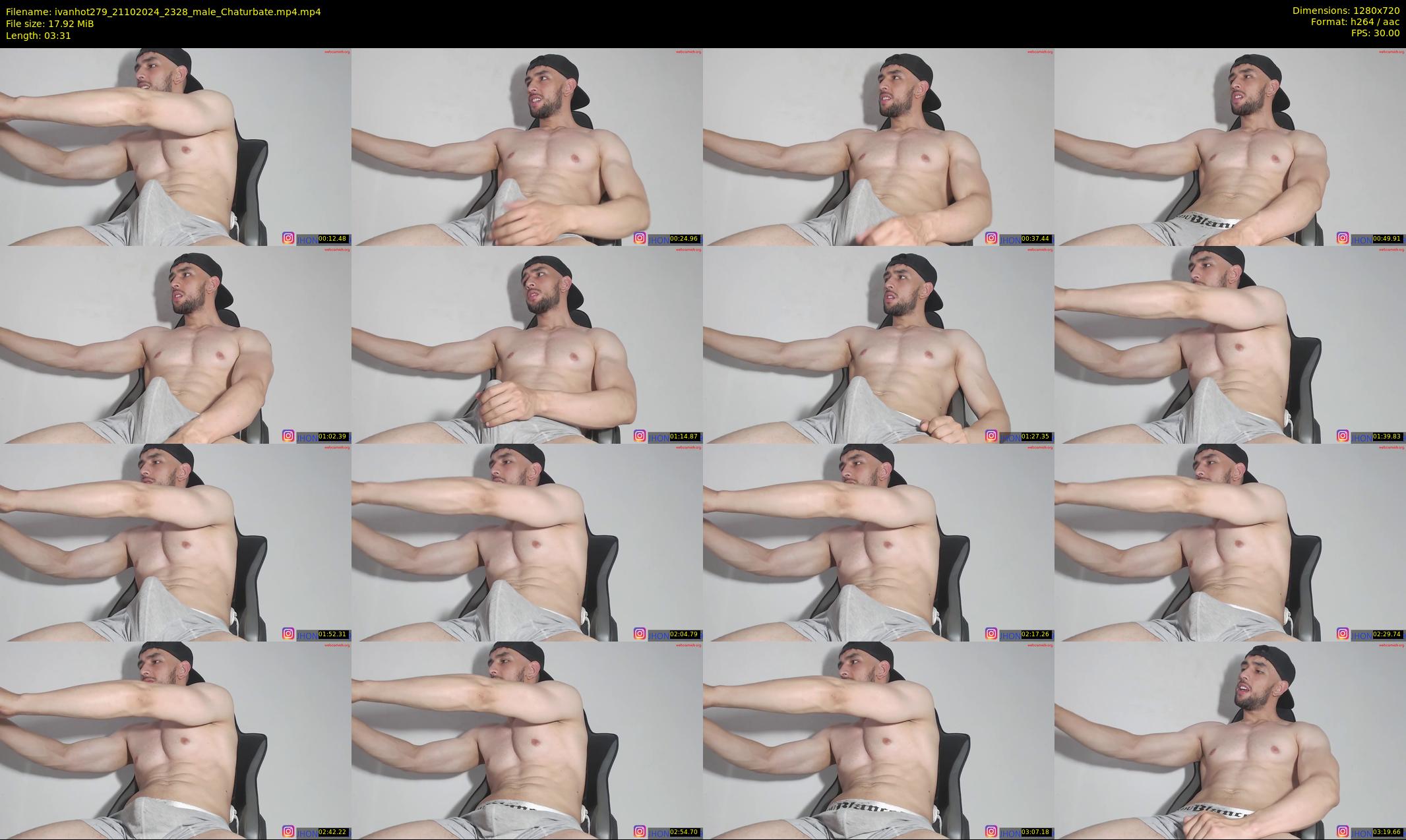 ivanhot279 — 4 minute Chaturbate male cam show recording, 720p, Oct 21, 2024