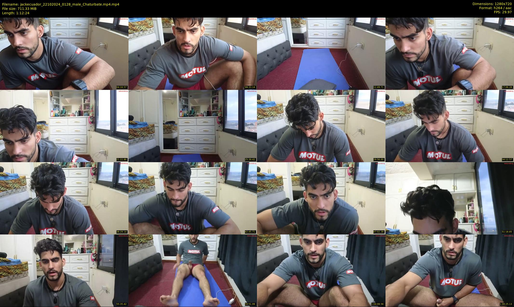 jackecuador — 73 minute Chaturbate male cam show recording, 720p, Oct 22, 2024