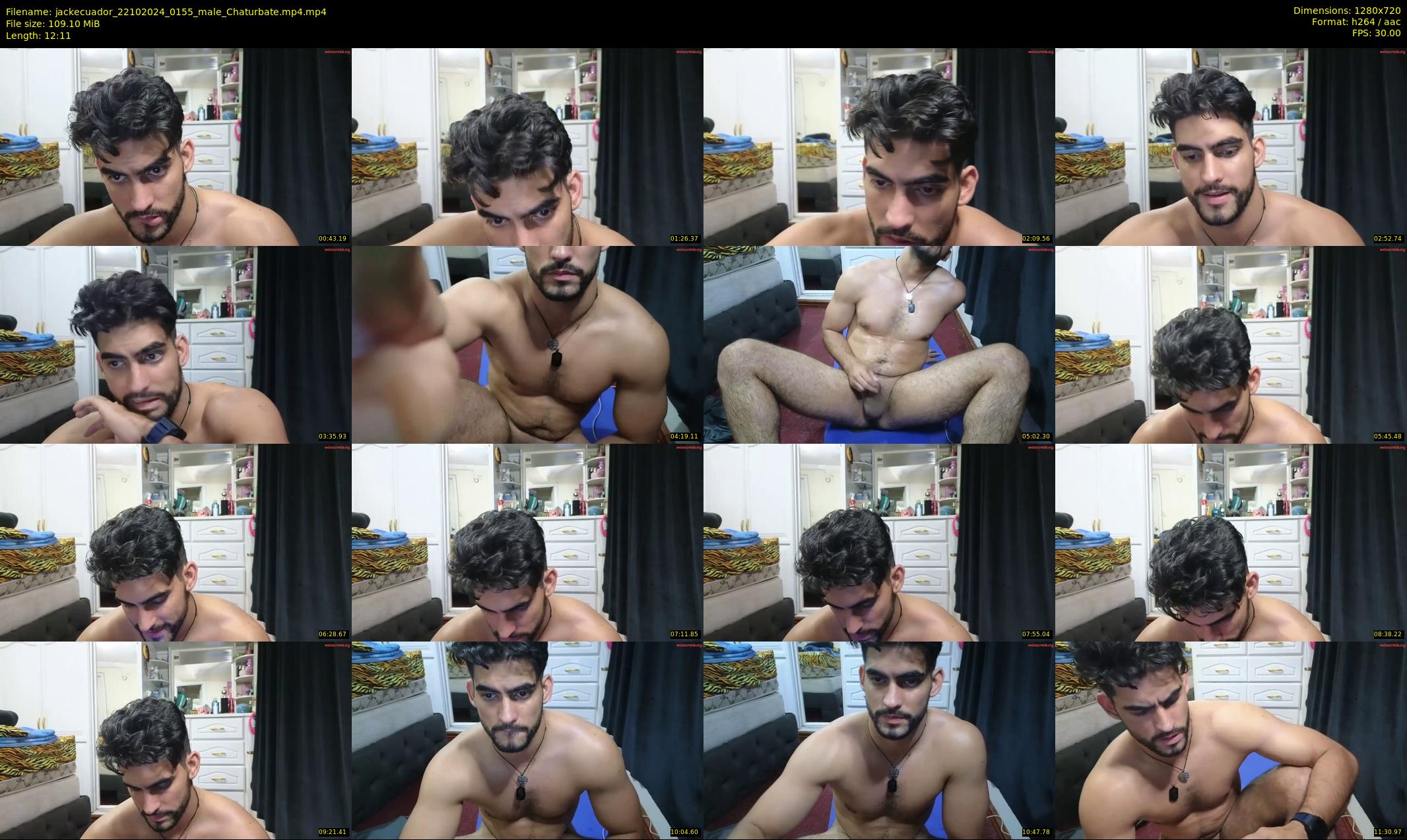 jackecuador — 13 minute Chaturbate male cam show recording, 720p, Oct 22, 2024