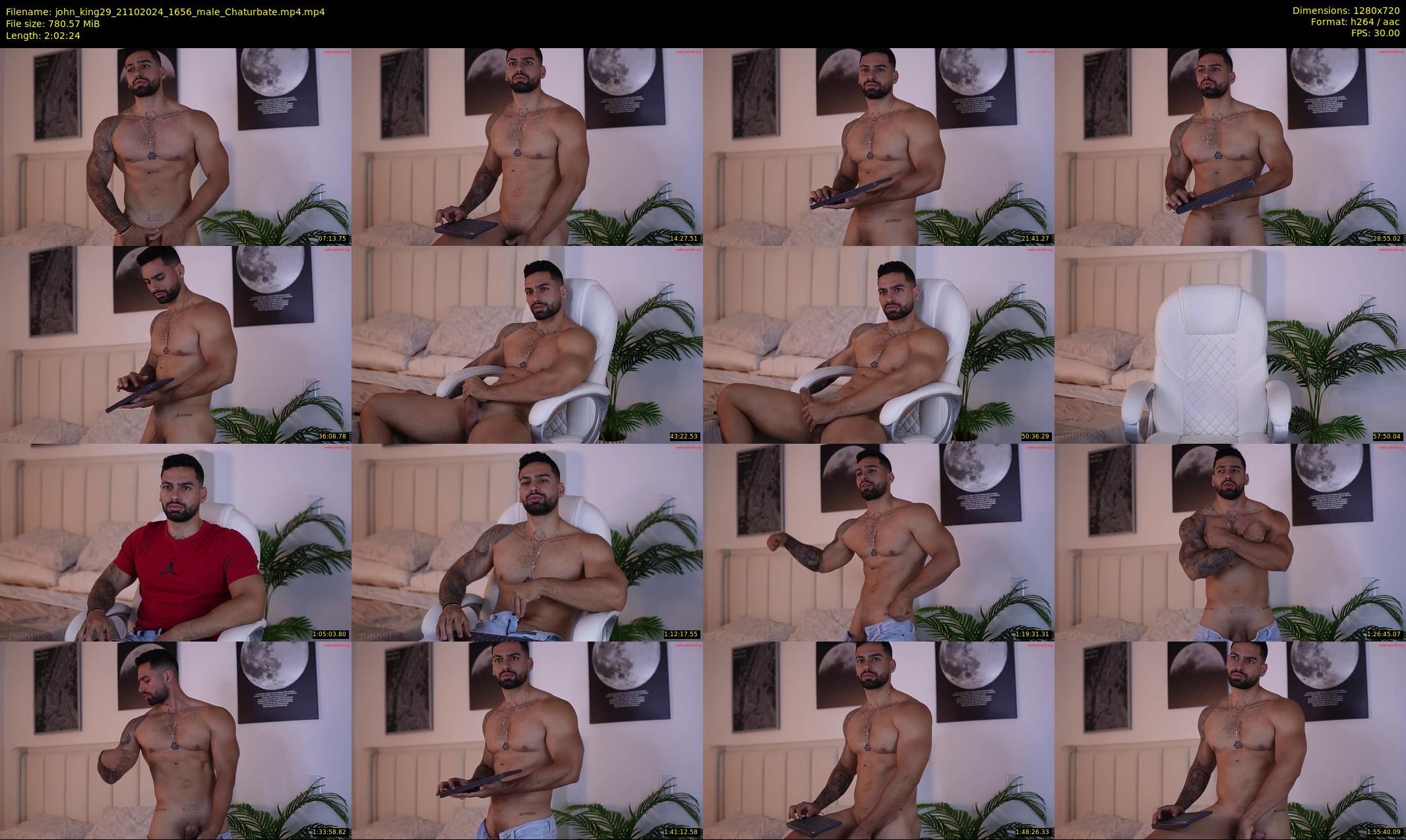 john_king29 — 123 minute Chaturbate male cam show recording, 720p, Oct 21, 2024