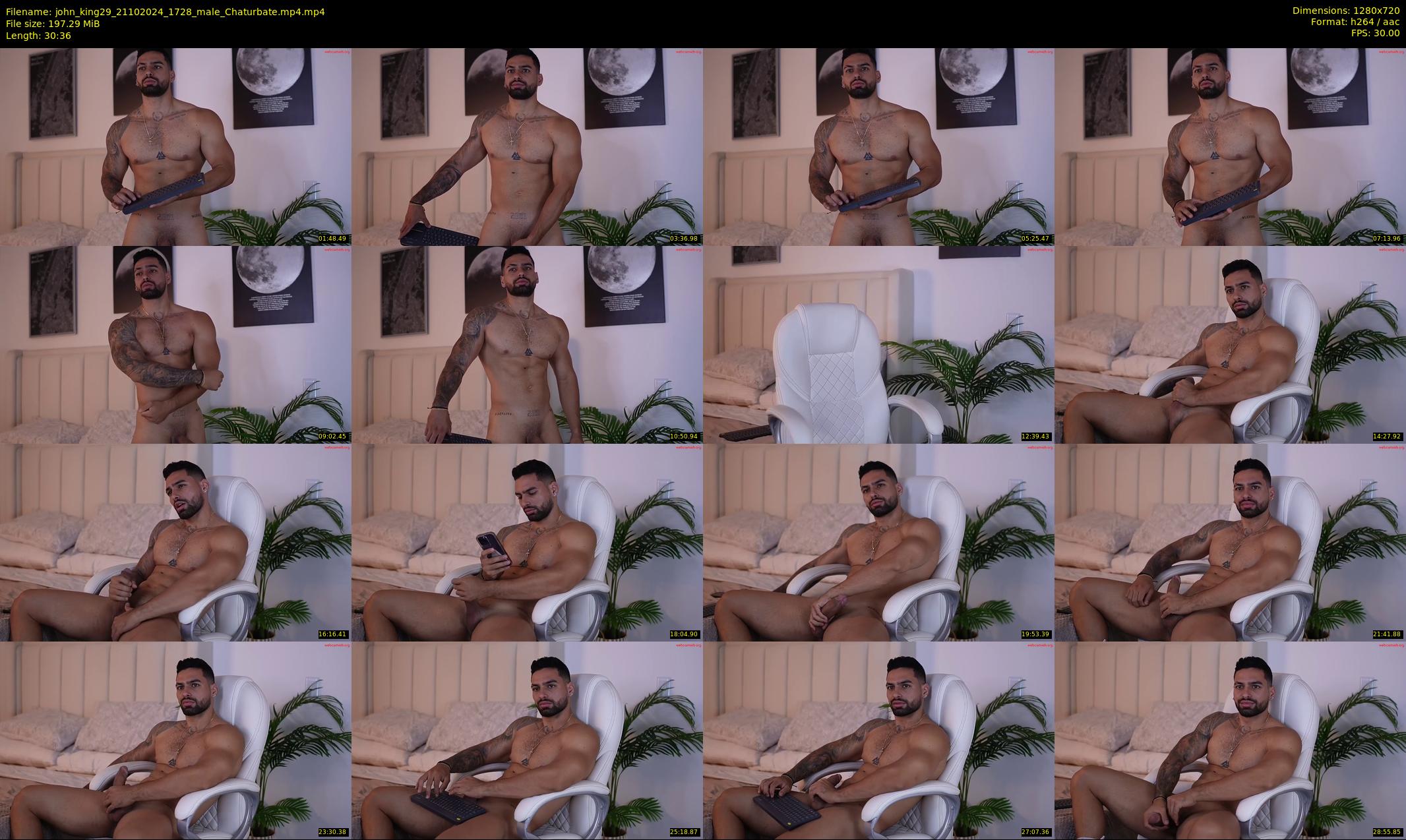 john_king29 — 31 minute Chaturbate male cam show recording, 720p, Oct 21, 2024