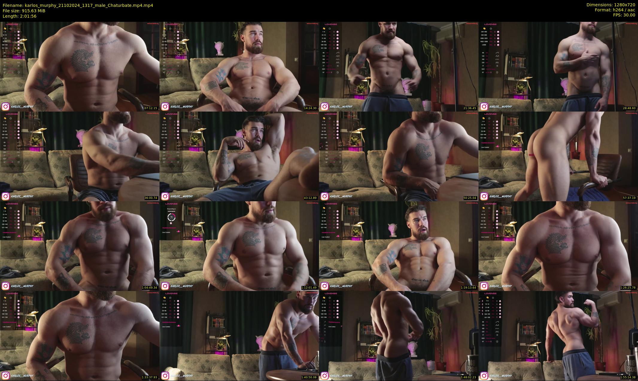 karlos_murphy — 122 minute Chaturbate male cam show recording, 720p, Oct 21, 2024