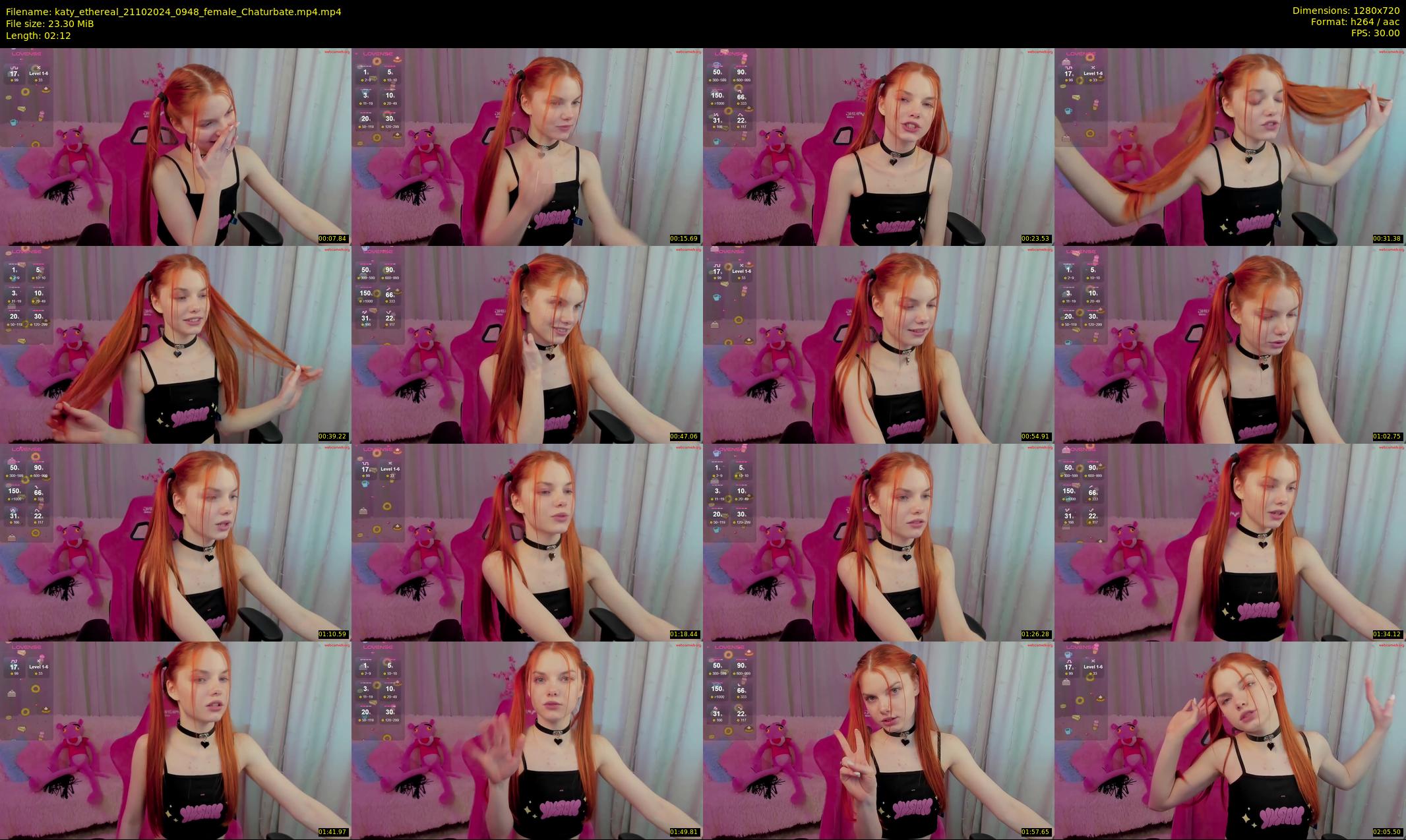 katy_ethereal — 3 minute Chaturbate female cam show recording, 720p, Oct 21, 2024
