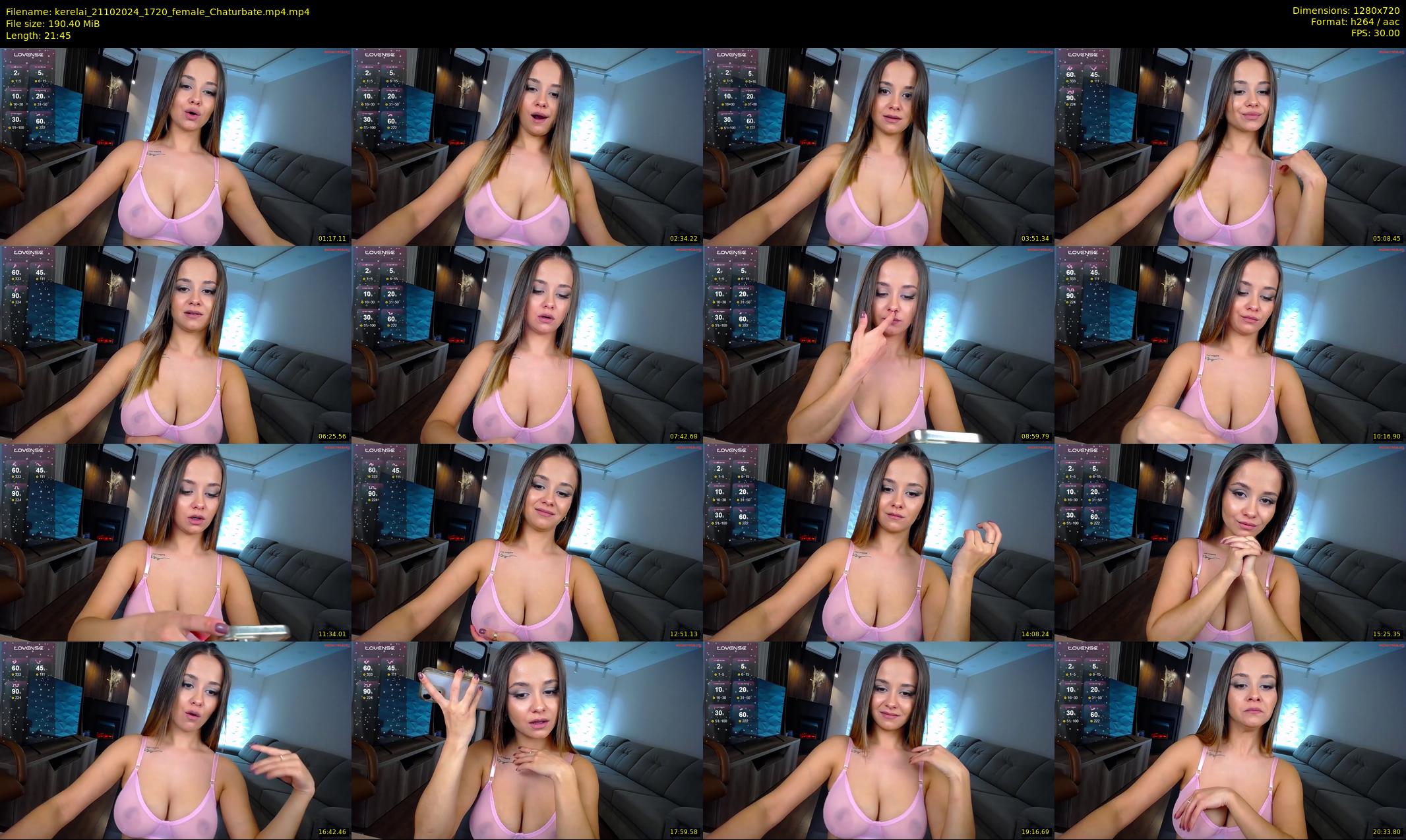 kerelai — 22 minute Chaturbate female cam show recording, 720p, Oct 21, 2024