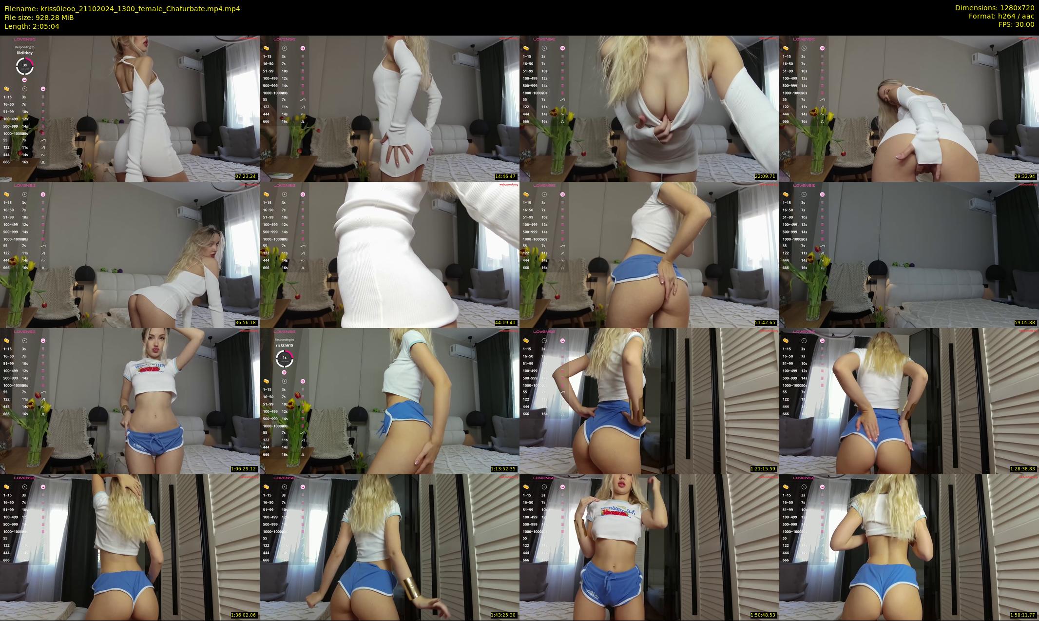 kriss0leoo — 126 minute Chaturbate couple cam show recording, 720p, Oct 21, 2024