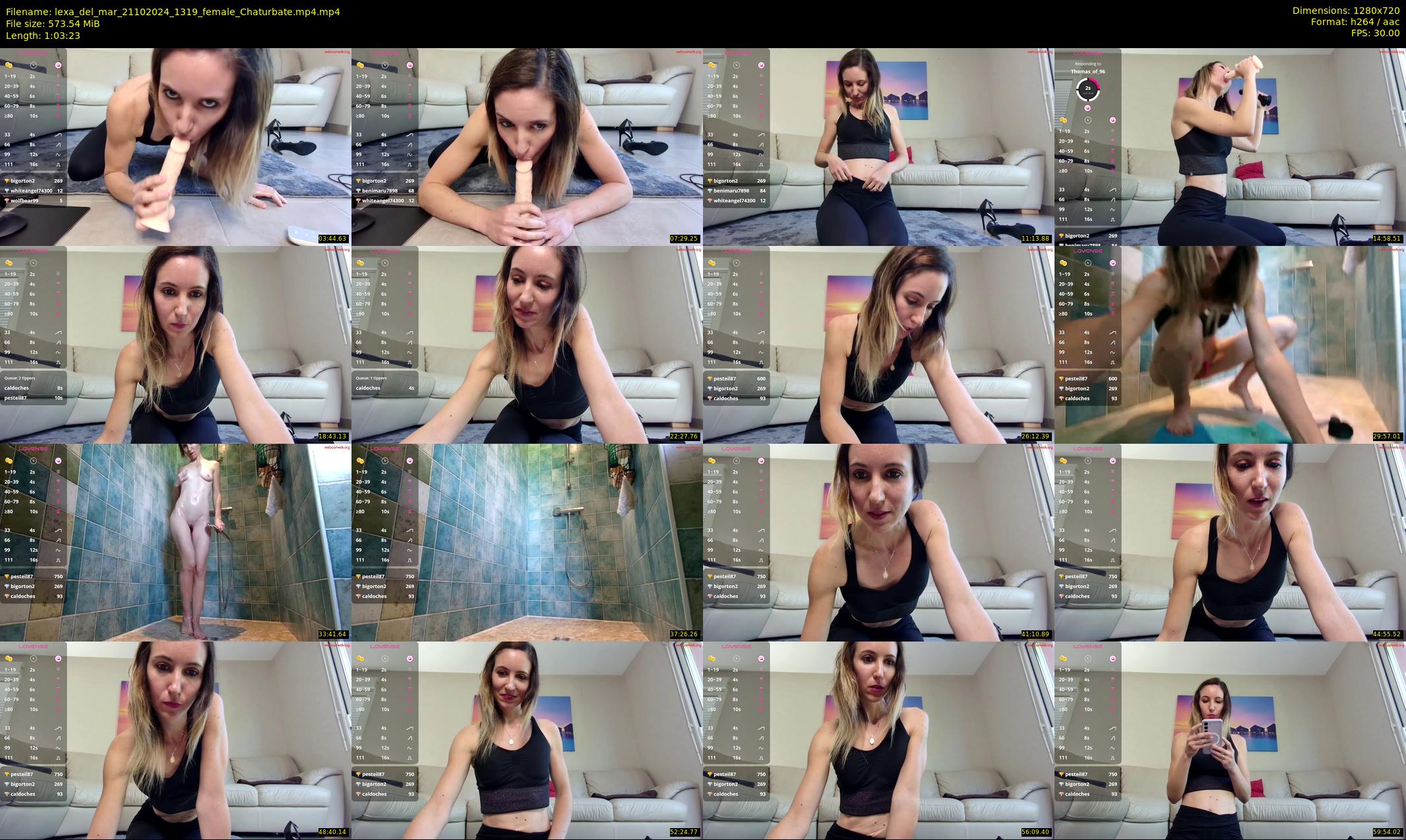 lexa_del_mar — 64 minute Chaturbate female cam show recording, 720p, Oct 21, 2024