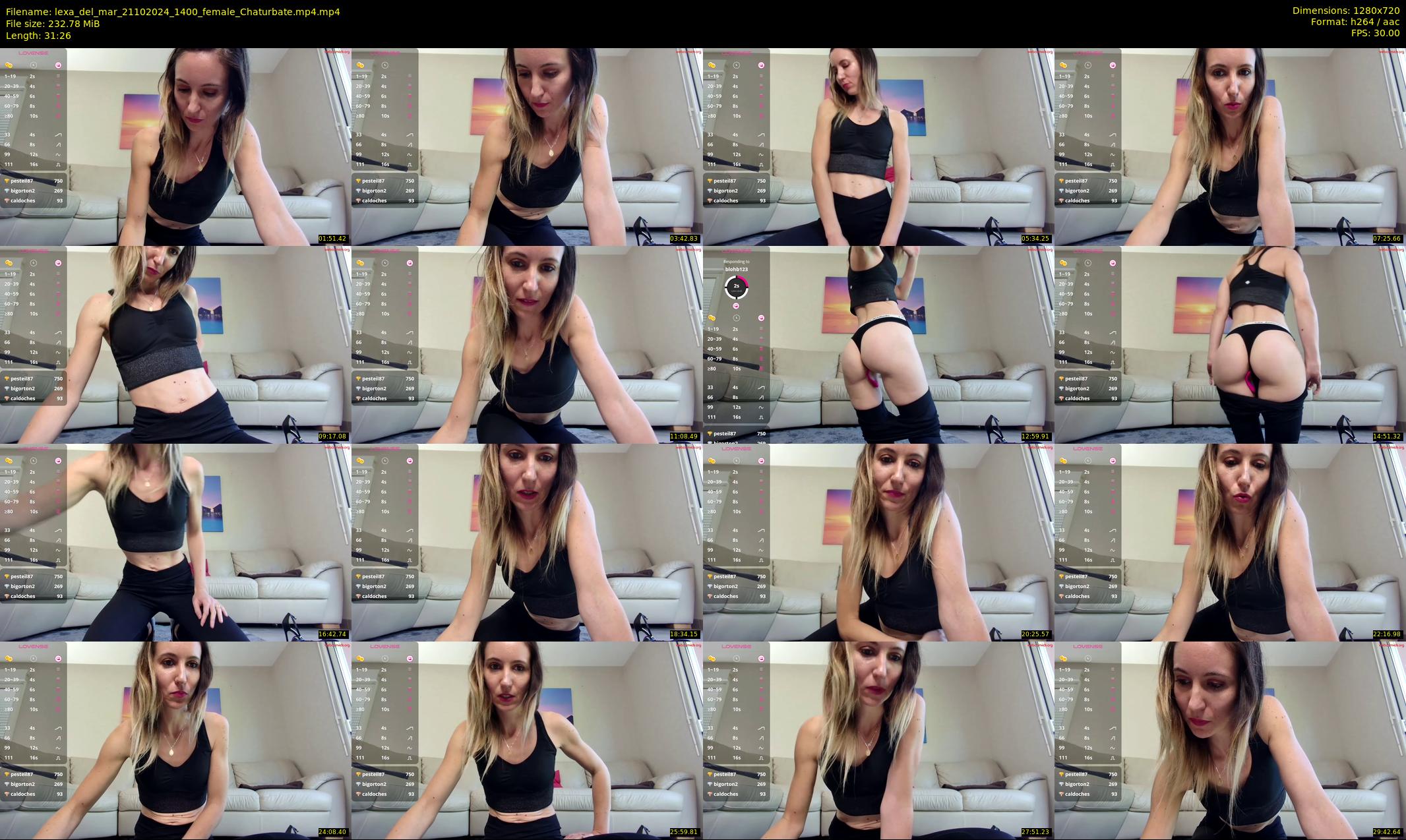 lexa_del_mar — 32 minute Chaturbate female cam show recording, 720p, Oct 21, 2024