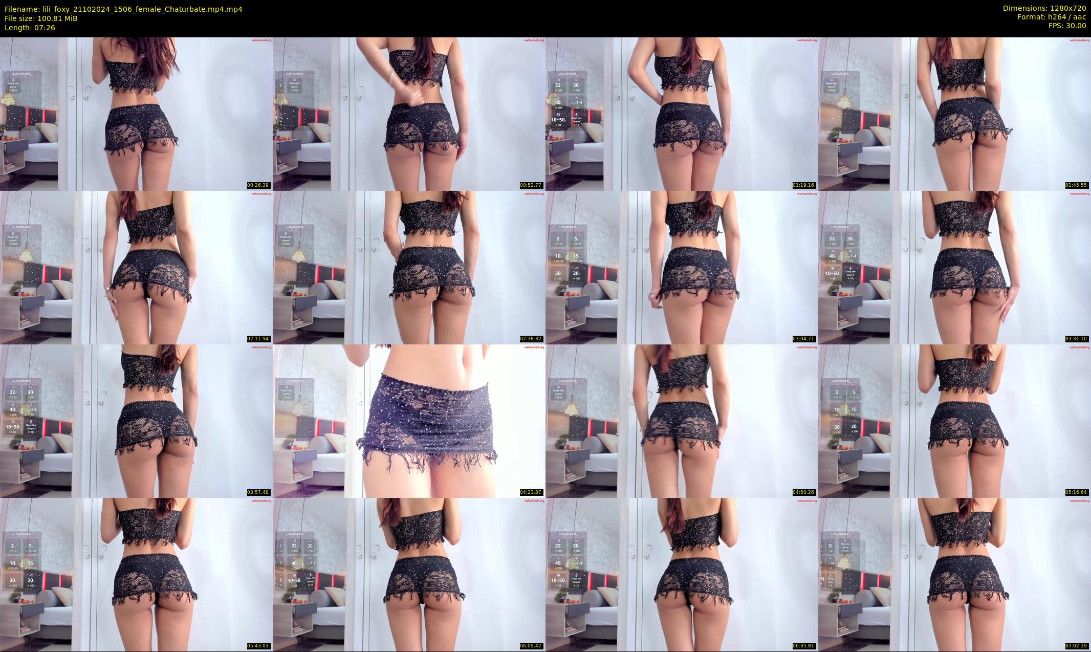 lili_foxy — 8 minute Chaturbate female cam show recording, 720p, Oct 21, 2024