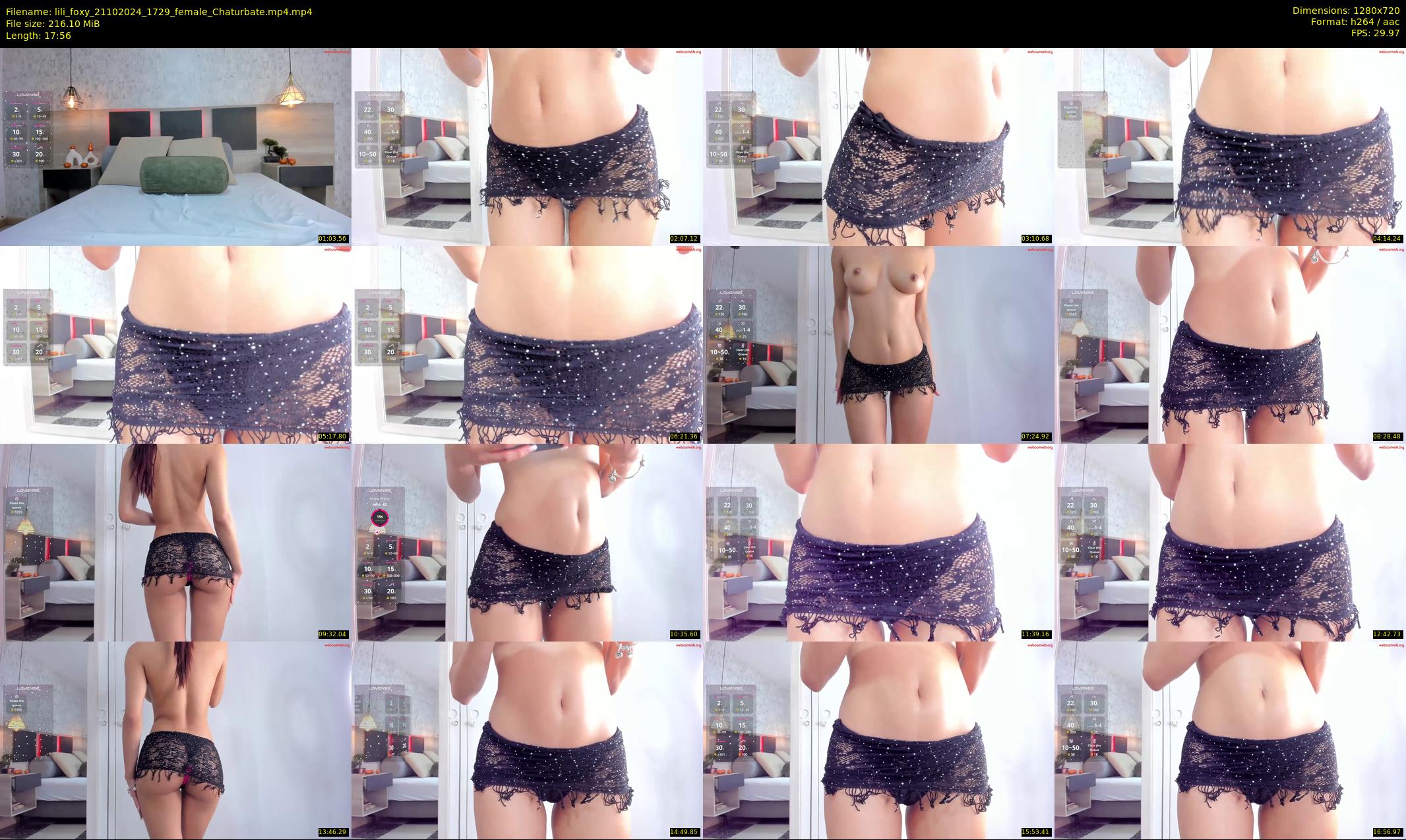 lili_foxy — 18 minute Chaturbate female cam show recording, 720p, Oct 21, 2024