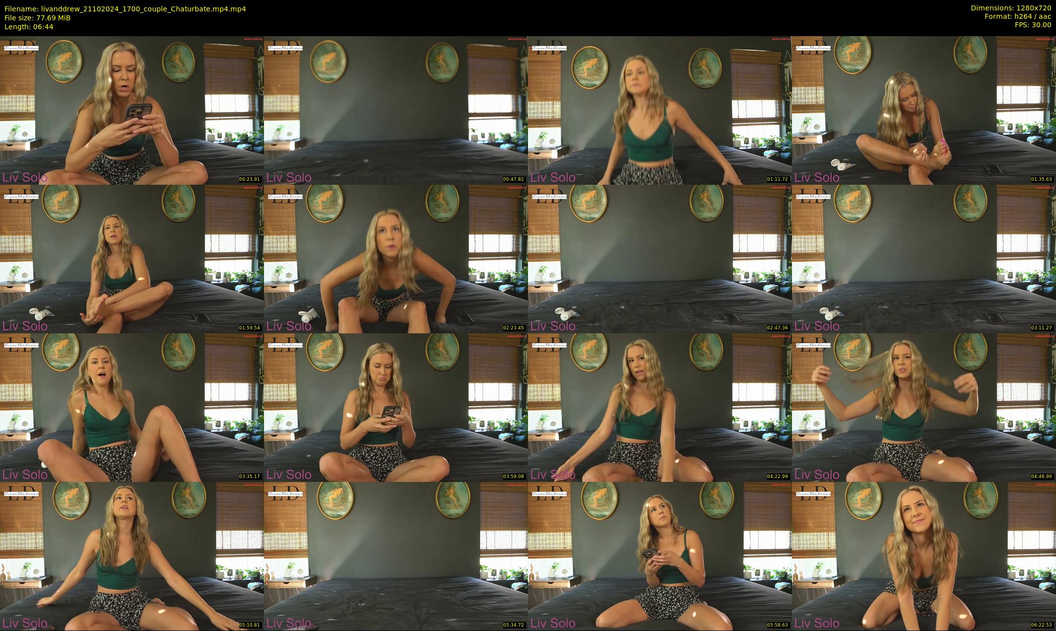 livanddrew — 7 minute Chaturbate couple cam show recording, 720p, Oct 21, 2024