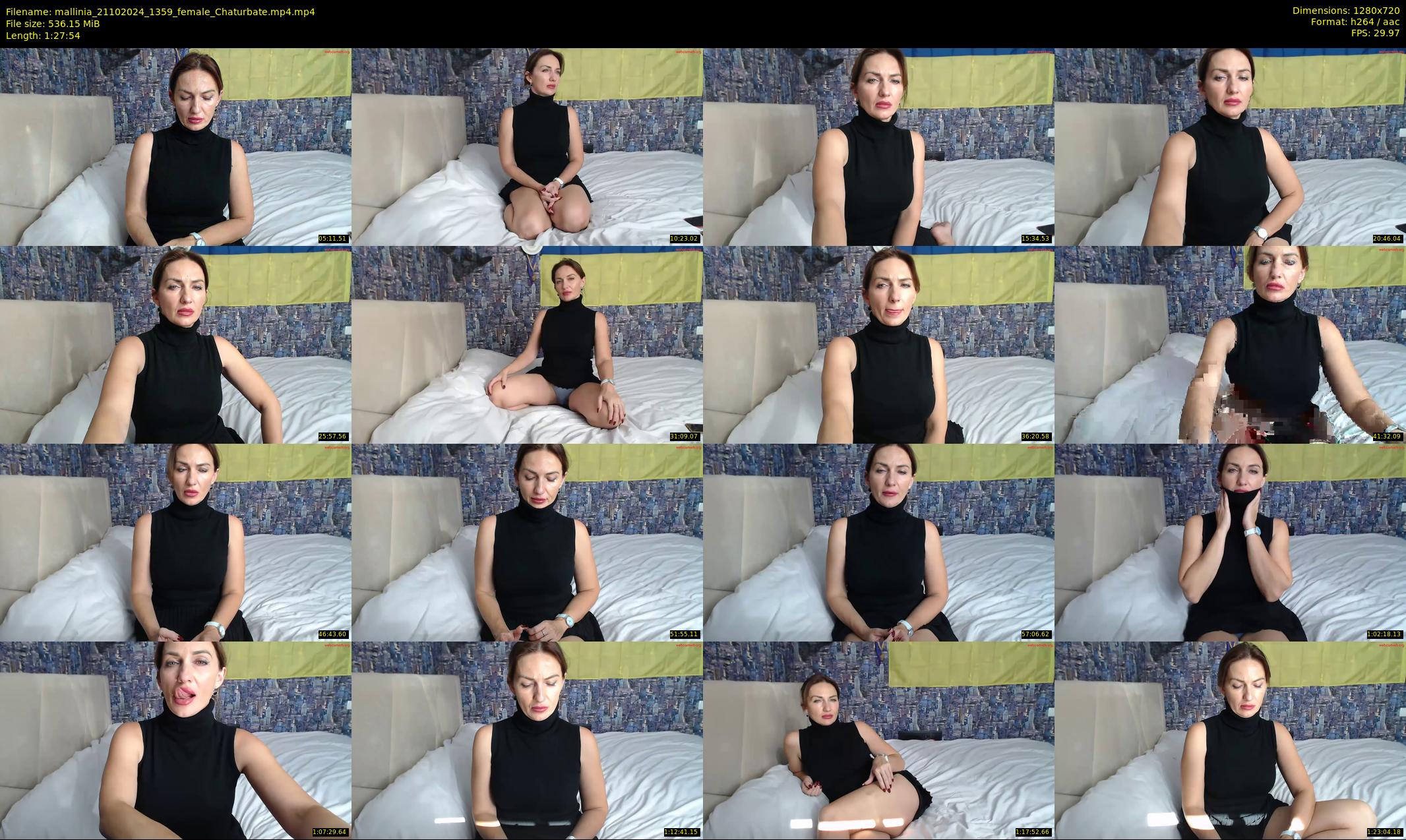 mallinia — 88 minute Chaturbate female cam show recording, 720p, Oct 21, 2024