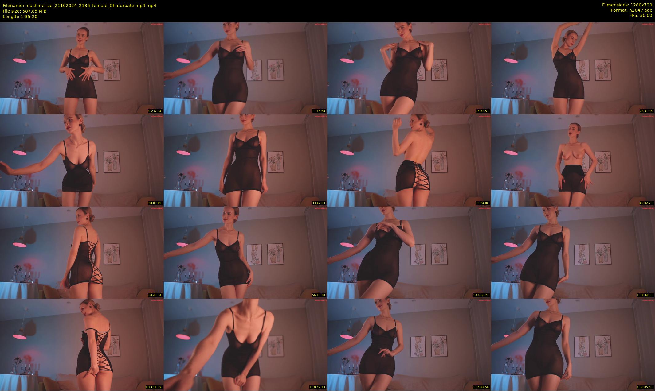 mashmerize — 96 minute Chaturbate female cam show recording, 720p, Oct 21, 2024