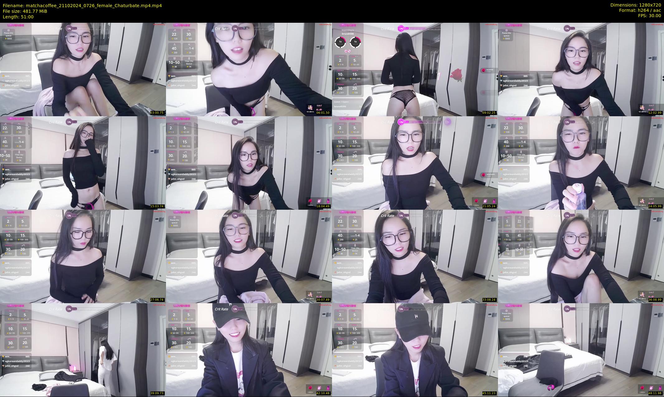 matchacoffee — 51 minute Chaturbate female cam show recording, 720p, Oct 21, 2024