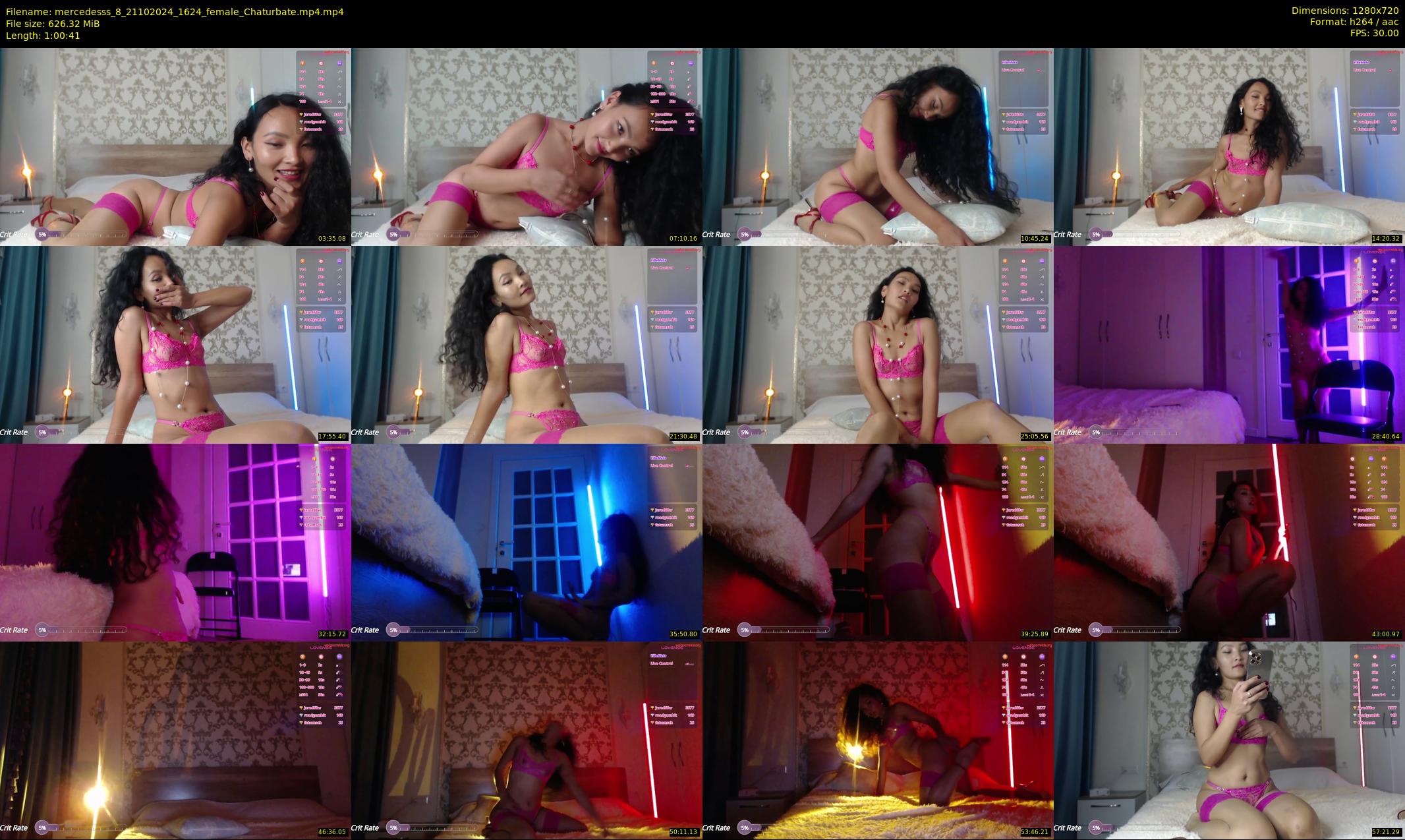 mercedesss_8 — 61 minute Chaturbate female cam show recording, 720p, Oct 21, 2024