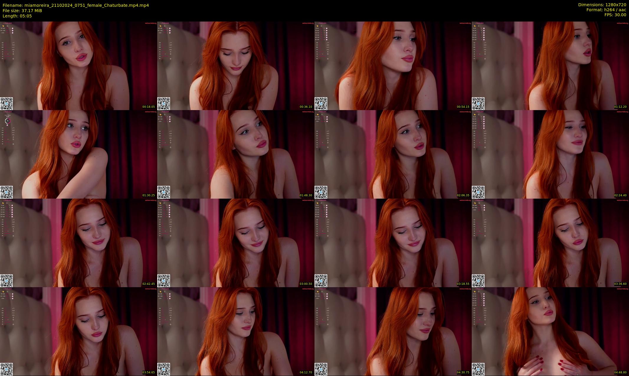 miamoreira — 6 minute Chaturbate female cam show recording, 720p, Oct 21, 2024