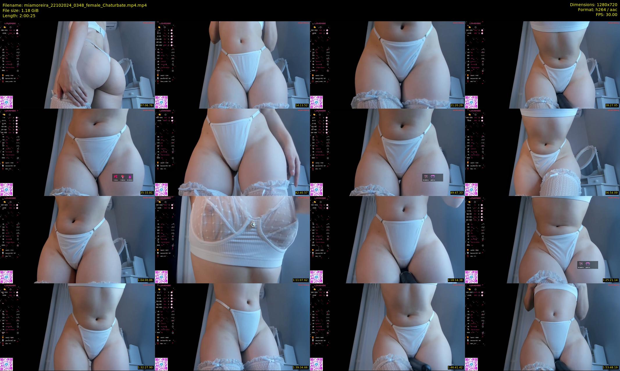 miamoreira — 121 minute Chaturbate female cam show recording, 720p, Oct 22, 2024