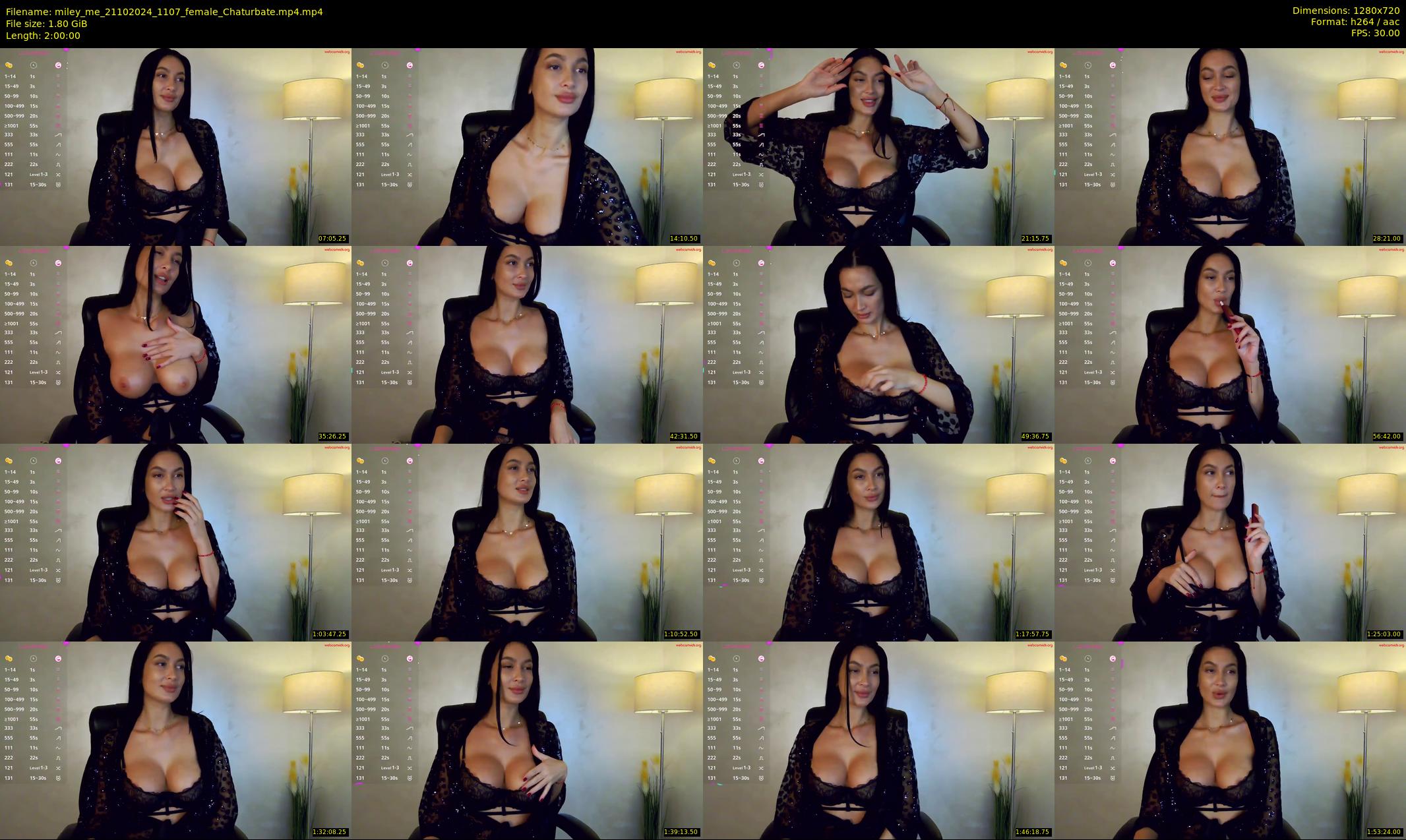 miley_me — 120 minute Chaturbate female cam show recording, 720p, Oct 21, 2024