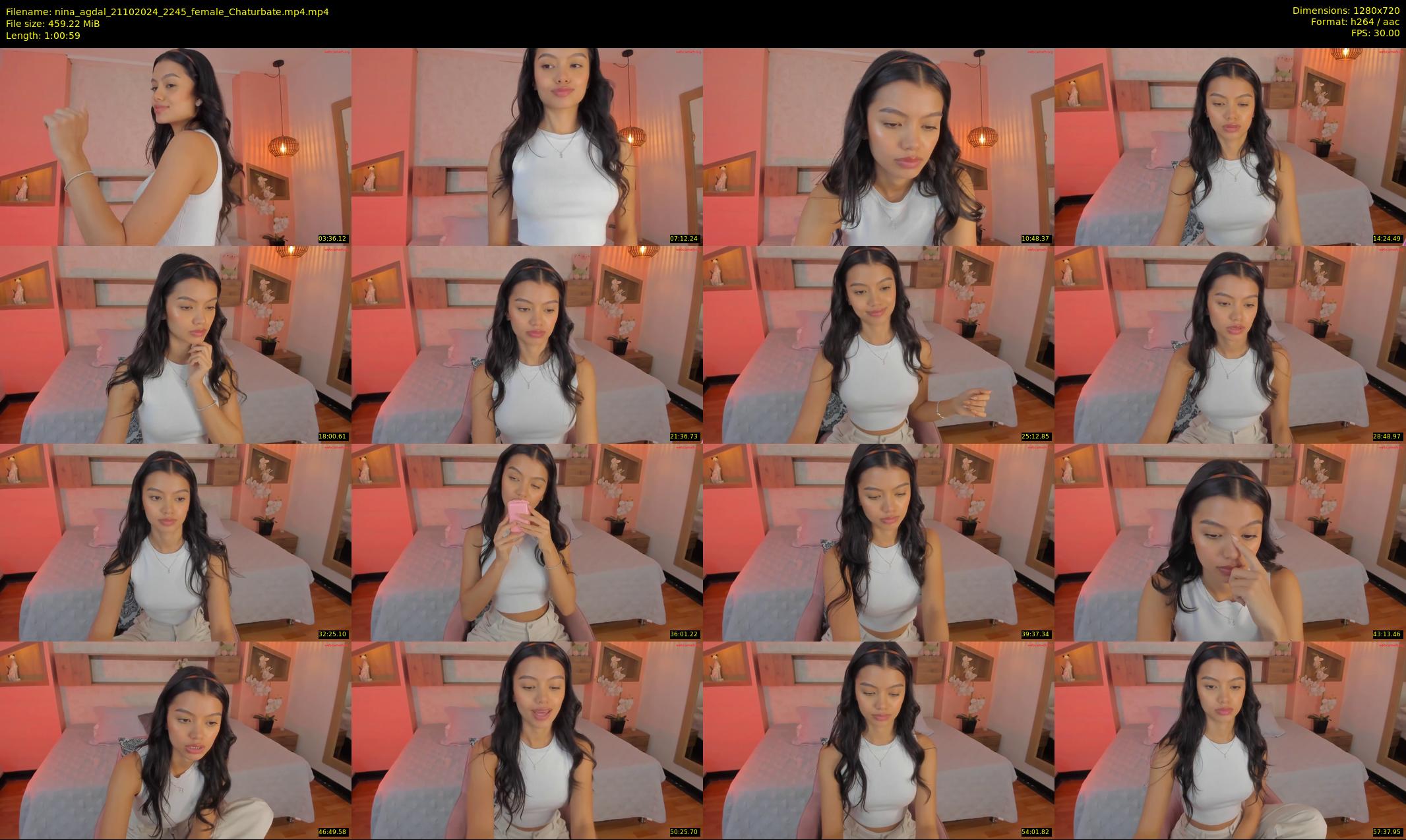 nina_agdal — 61 minute Chaturbate female cam show recording, 720p, Oct 21, 2024