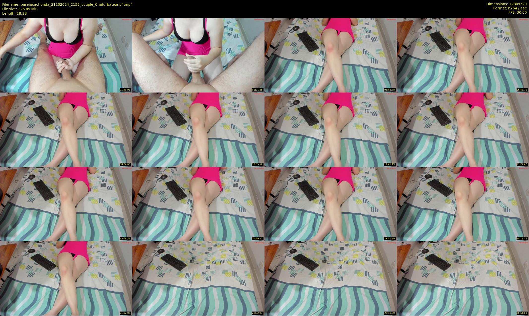 parejacachonda — 29 minute Chaturbate couple cam show recording, 720p, Oct 21, 2024
