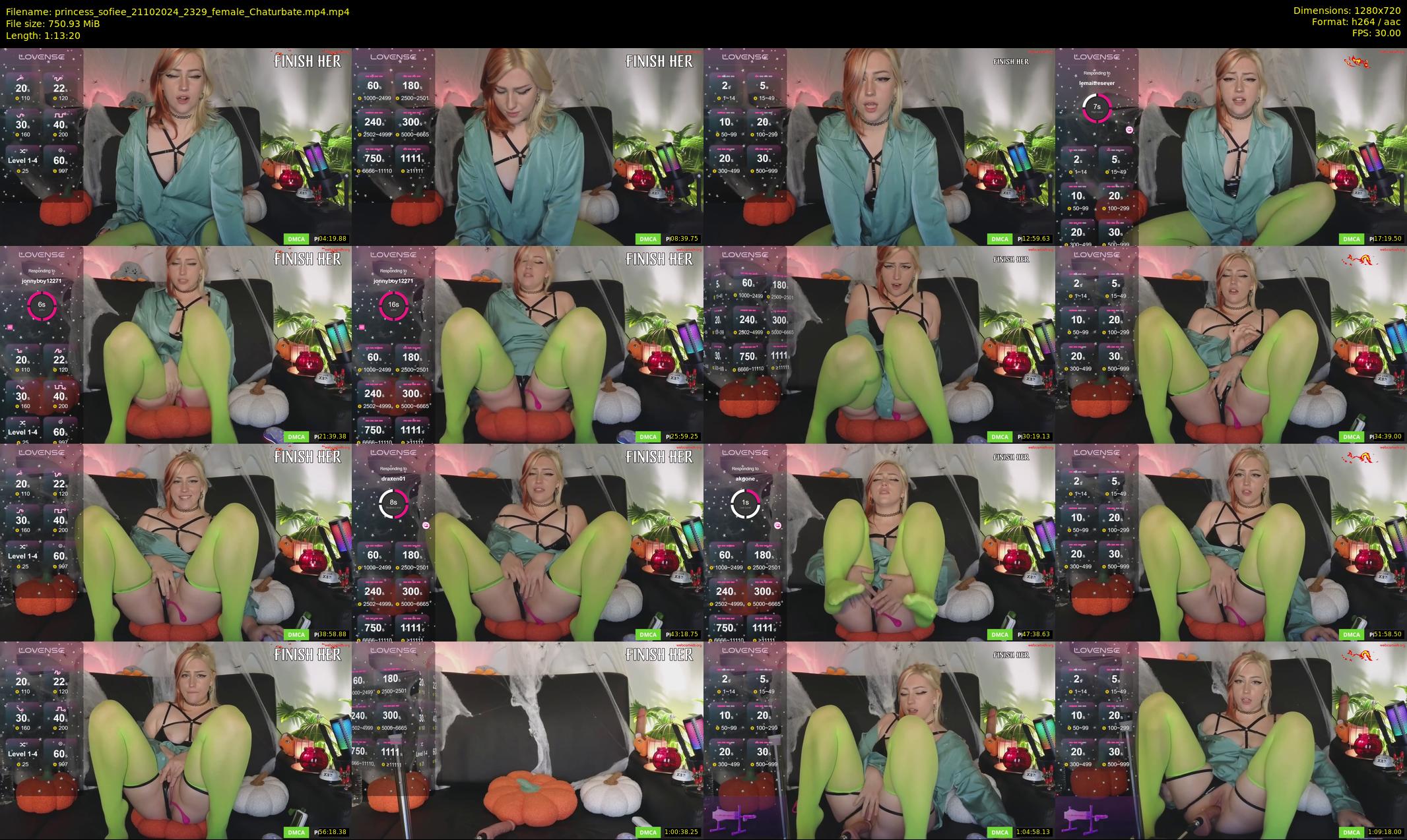 princess_sofiee — 74 minute Chaturbate female cam show recording, 720p, Oct 21, 2024