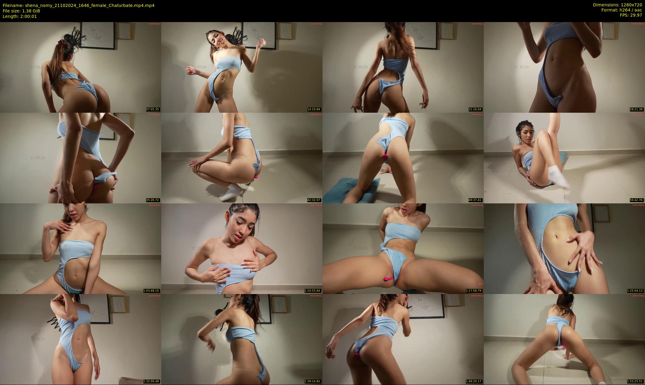 shena_nomy — 121 minute Chaturbate female cam show recording, 720p, Oct 21, 2024