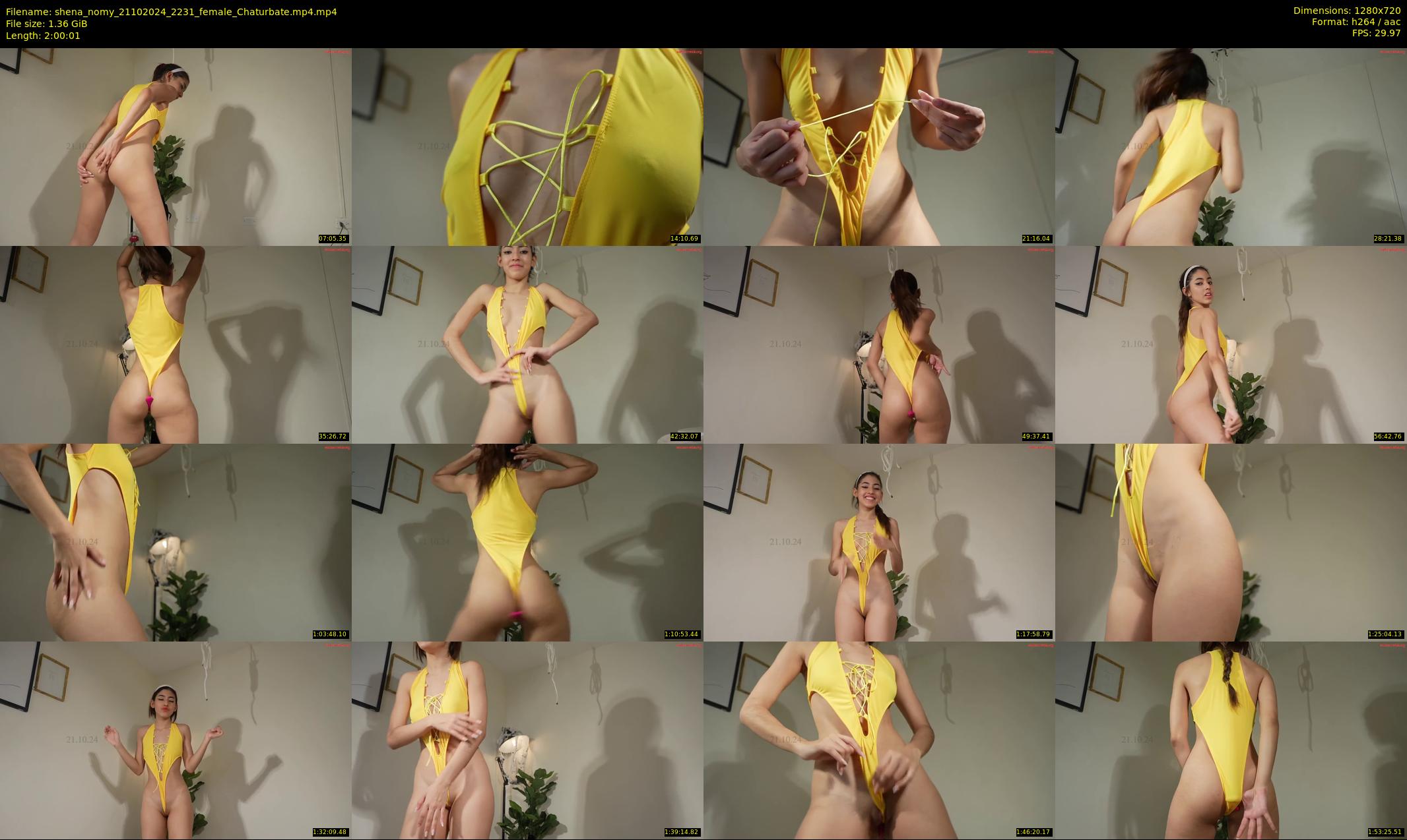 shena_nomy — 121 minute Chaturbate female cam show recording, 720p, Oct 21, 2024