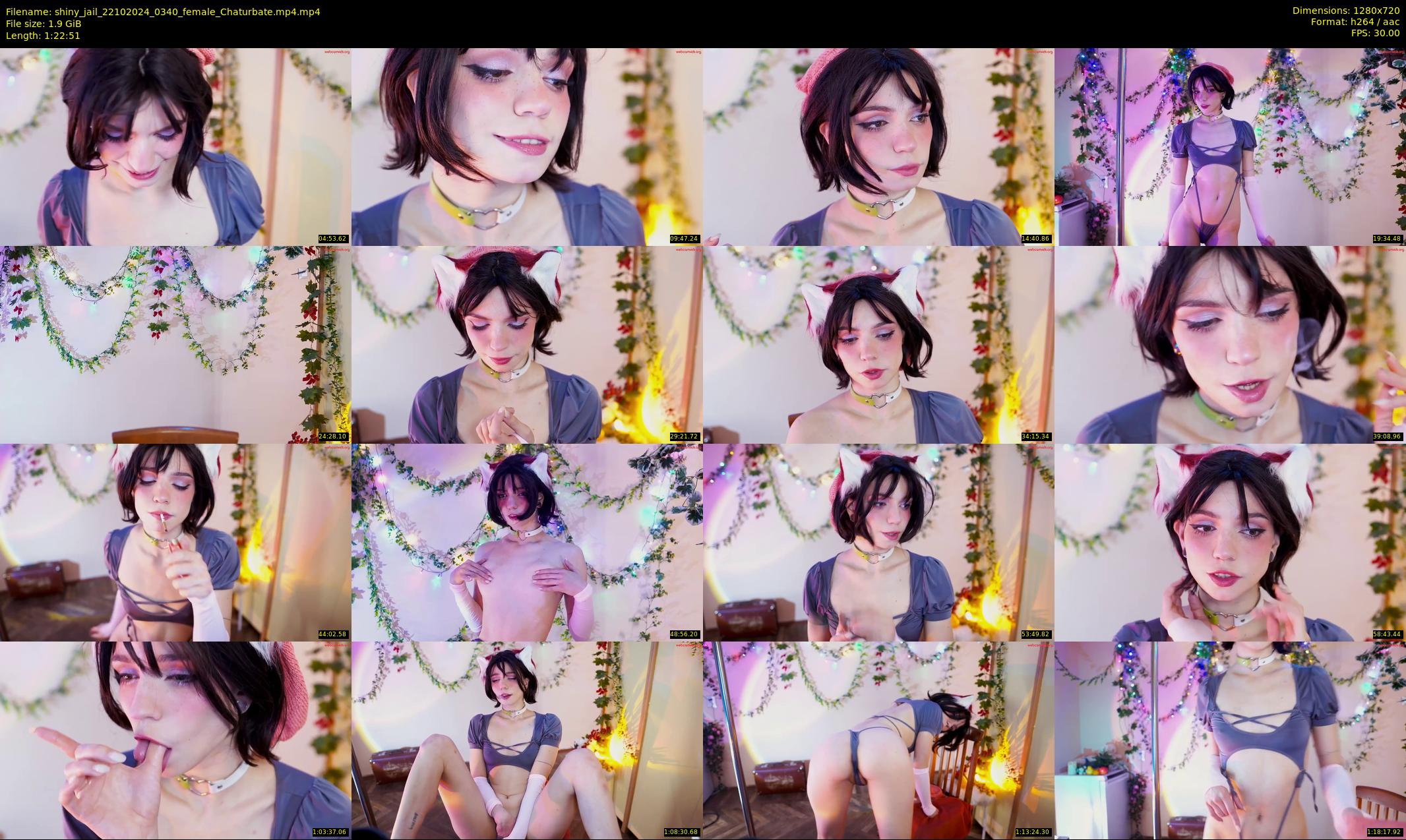 shiny_jail — 83 minute Chaturbate female cam show recording, 720p, Oct 22, 2024