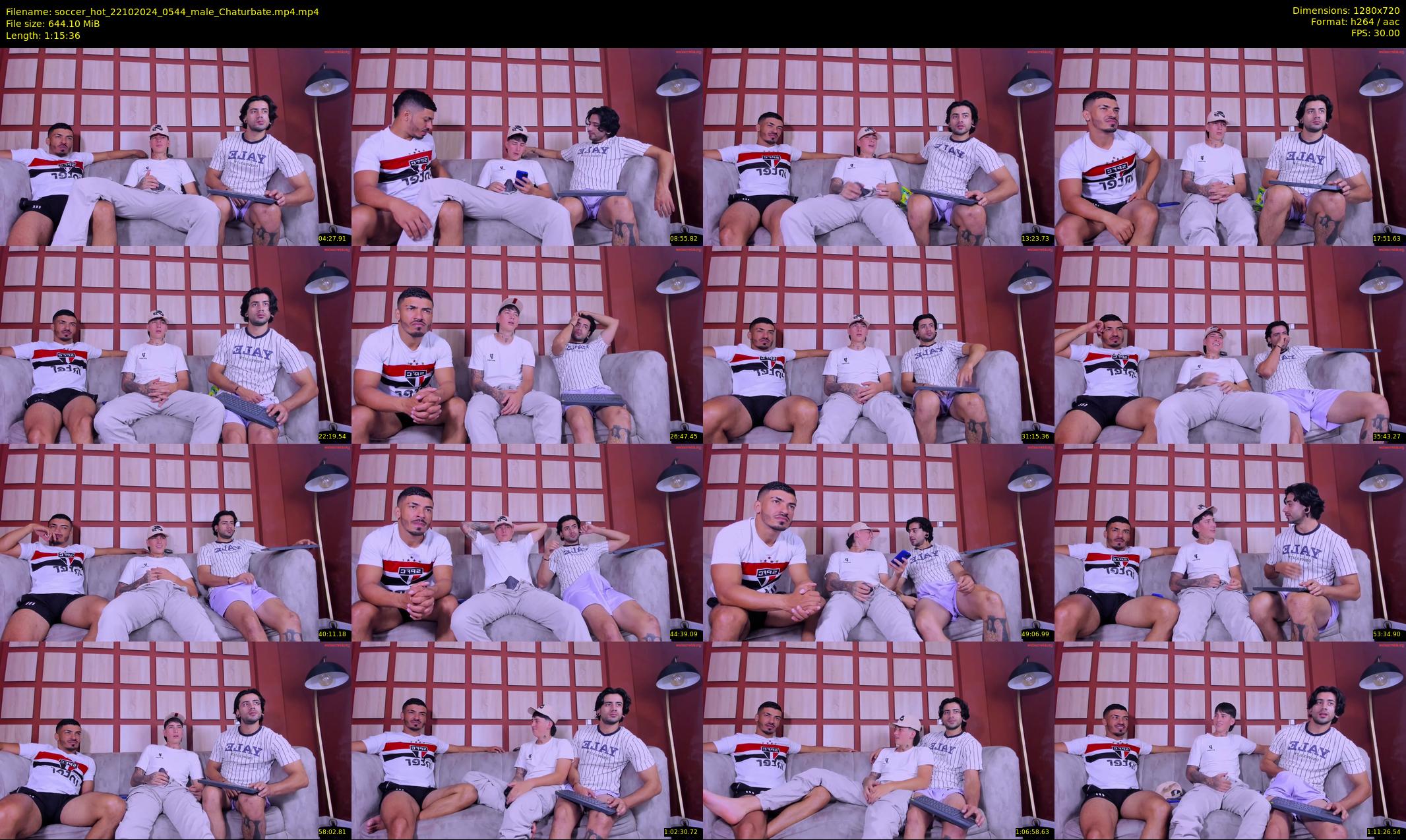 soccer_hot — 76 minute Chaturbate male cam show recording, 720p, Oct 22, 2024