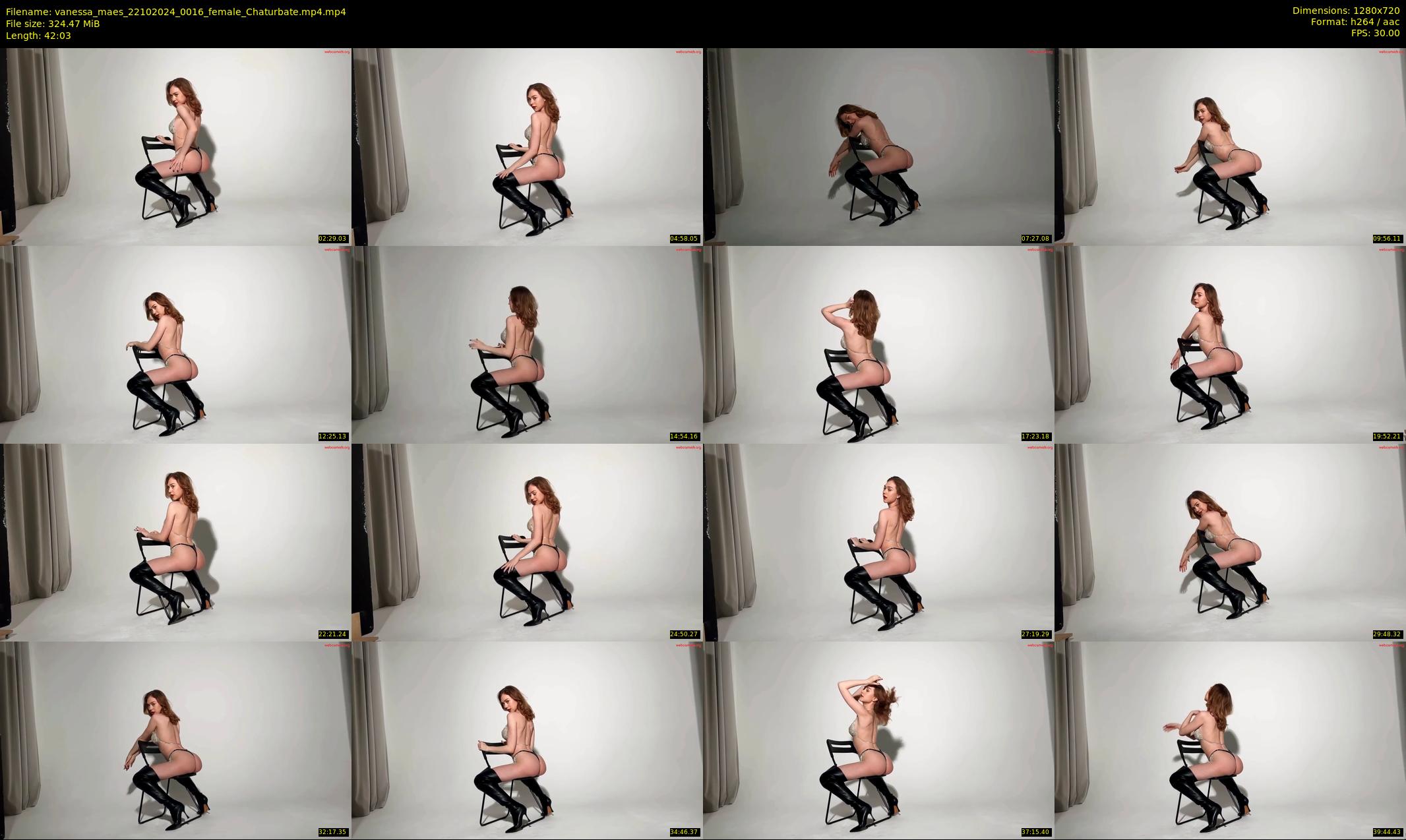 vanessa_maes — 43 minute Chaturbate female cam show recording, 720p, Oct 22, 2024