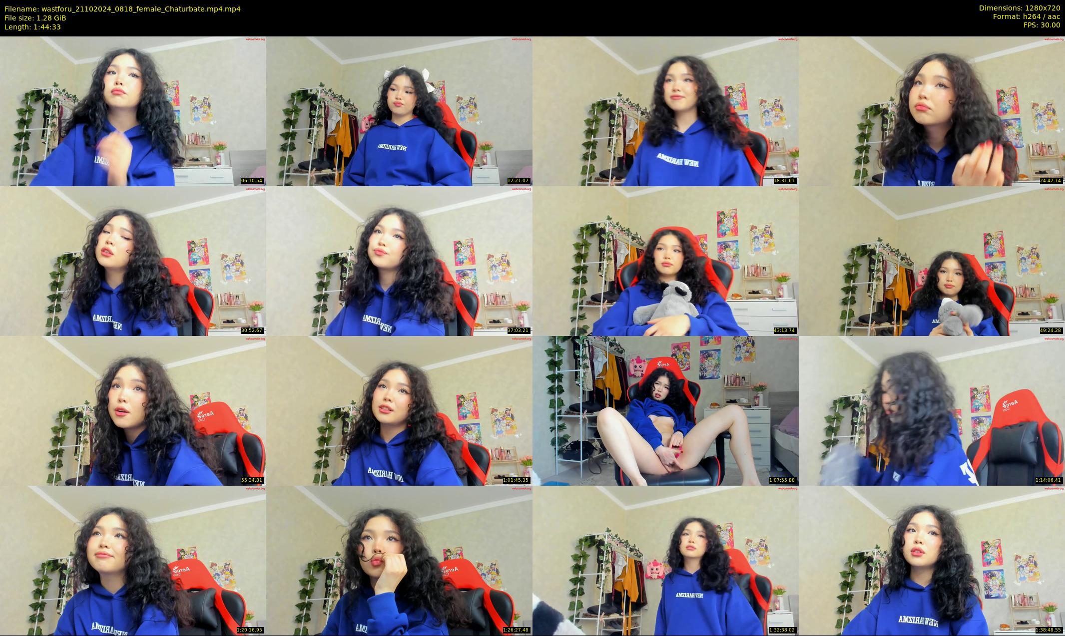 wastforu — 105 minute Chaturbate female cam show recording, 720p, Oct 21, 2024