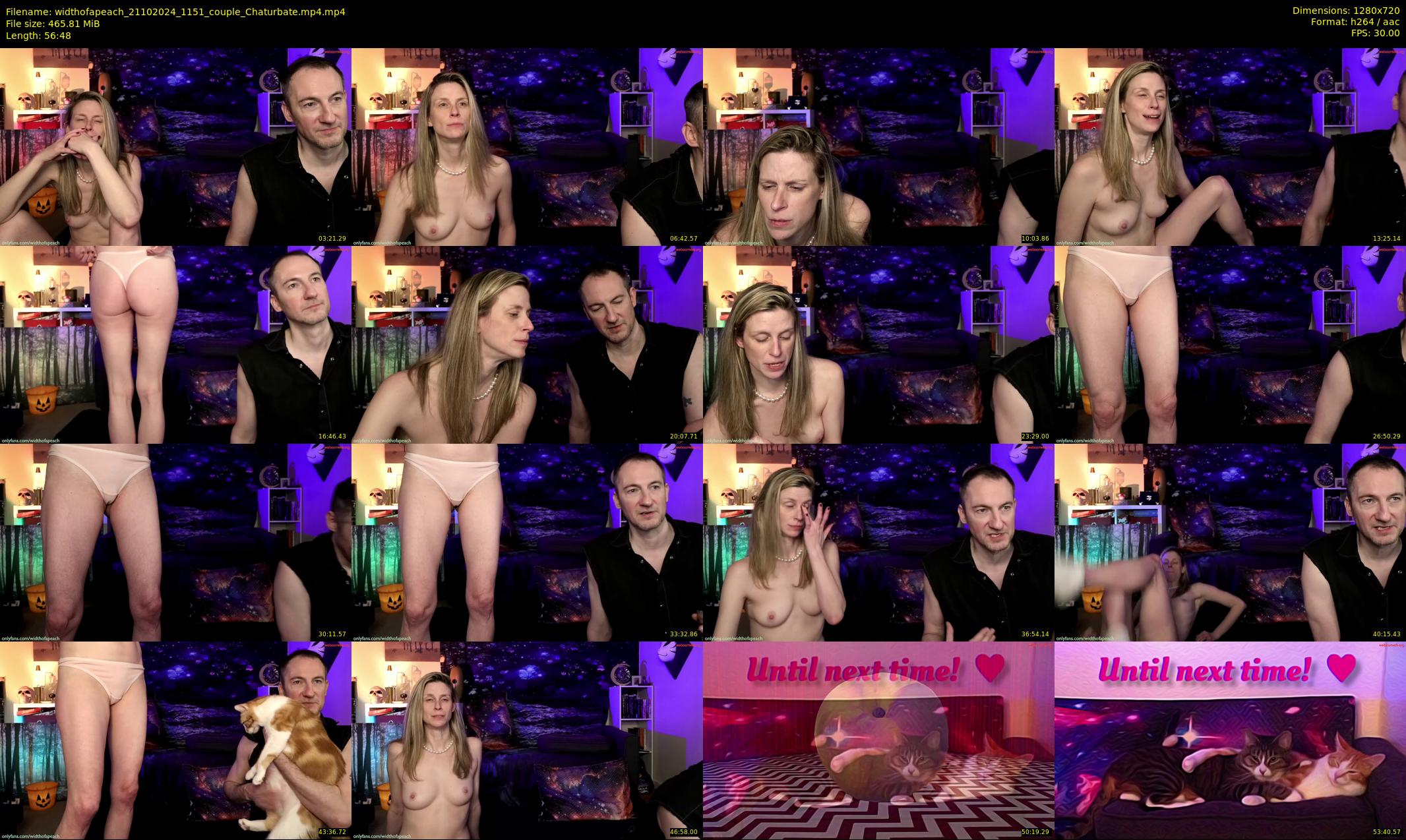 widthofapeach — 57 minute Chaturbate couple cam show recording, 720p, Oct 21, 2024