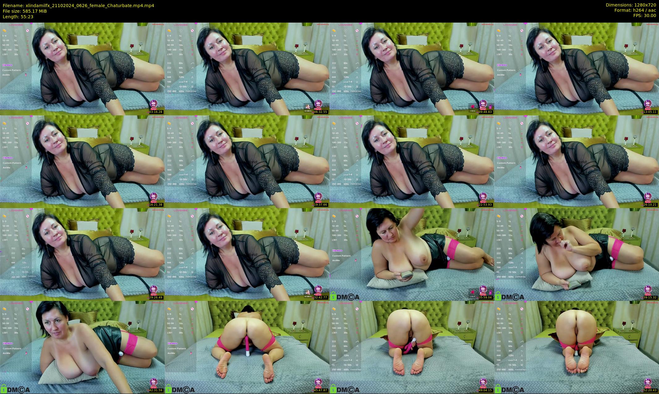 xlindamilfx — 56 minute Chaturbate female cam show recording, 720p, Oct 21, 2024