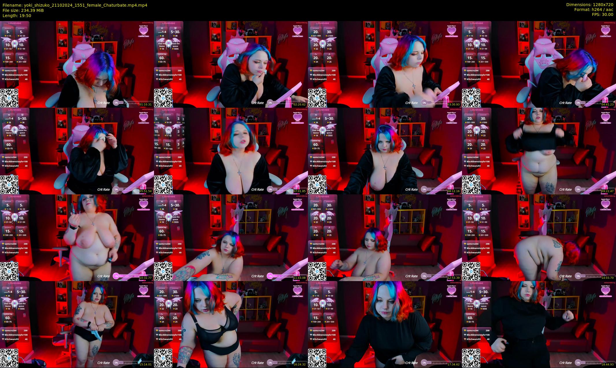 yoki_shizuko — 20 minute Chaturbate female cam show recording, 720p, Oct 21, 2024