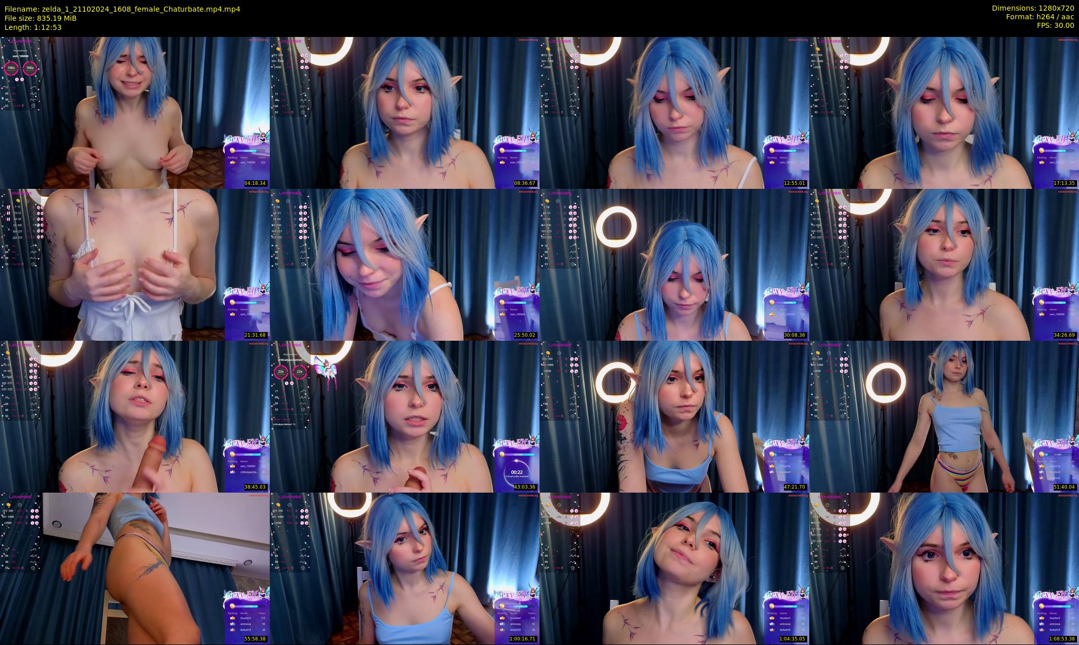 zelda_1 — 73 minute Chaturbate female cam show recording, 720p, Oct 21, 2024