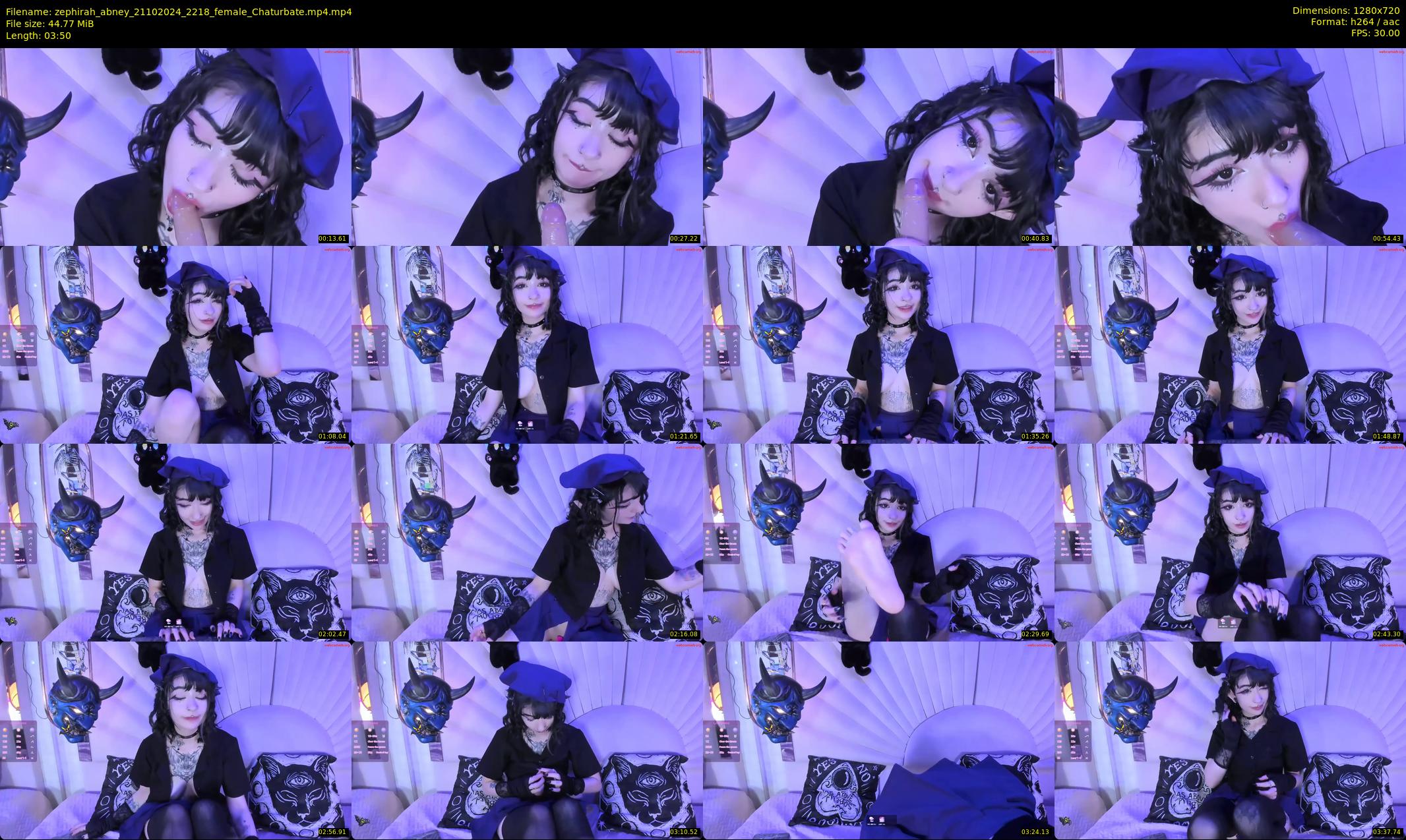 zephirah_abney — 4 minute Chaturbate female cam show recording, 720p, Oct 21, 2024