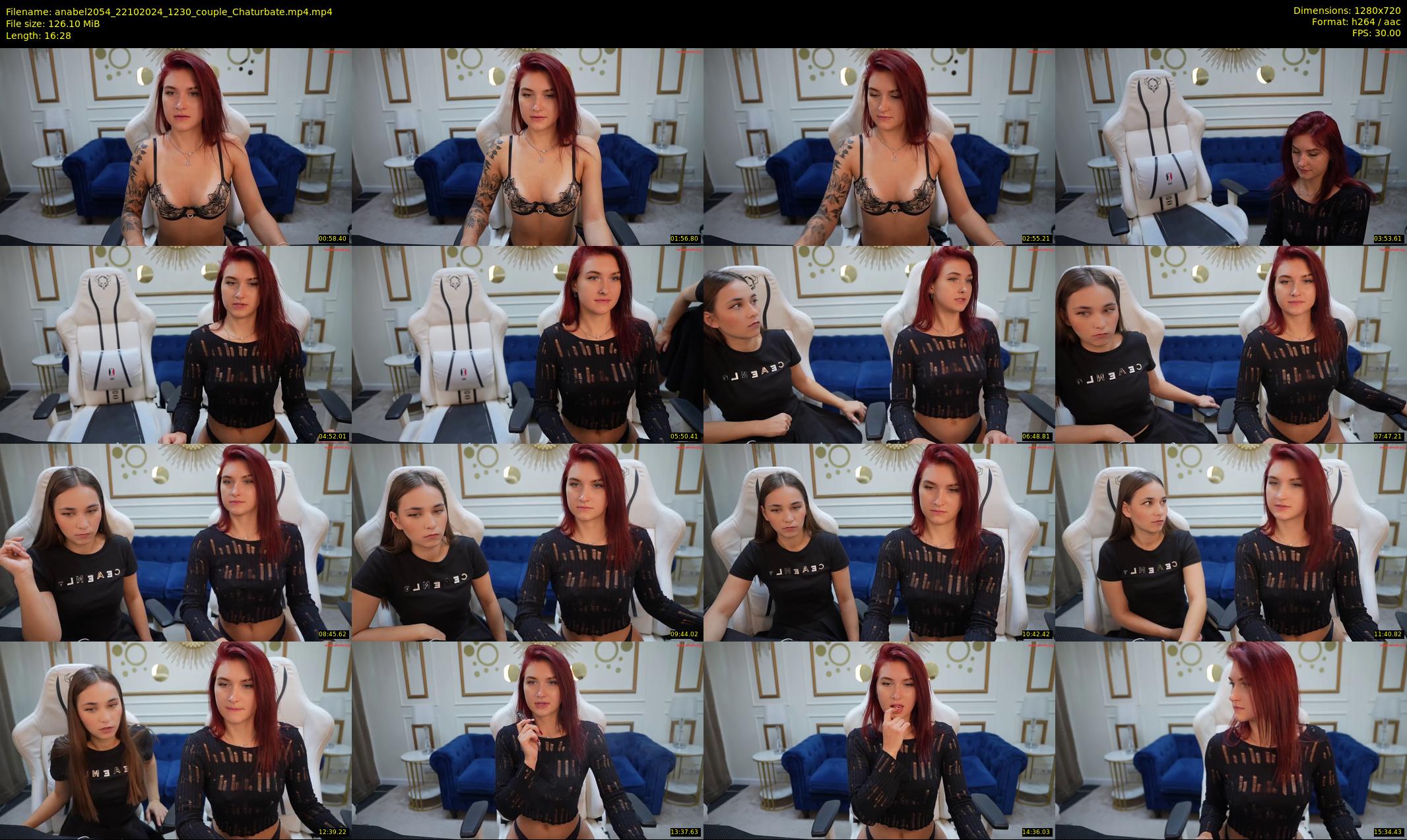 anabel2054 — 17 minute Chaturbate female cam show recording, 720p, Oct 22, 2024