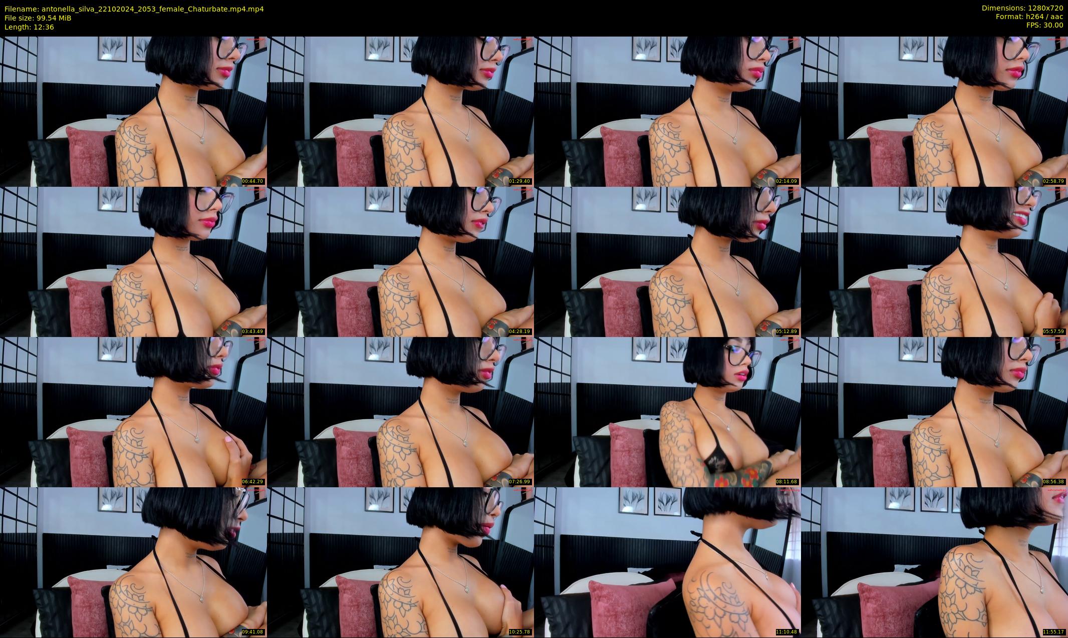 antonella_silva — 13 minute Chaturbate female cam show recording, 720p, Oct 22, 2024