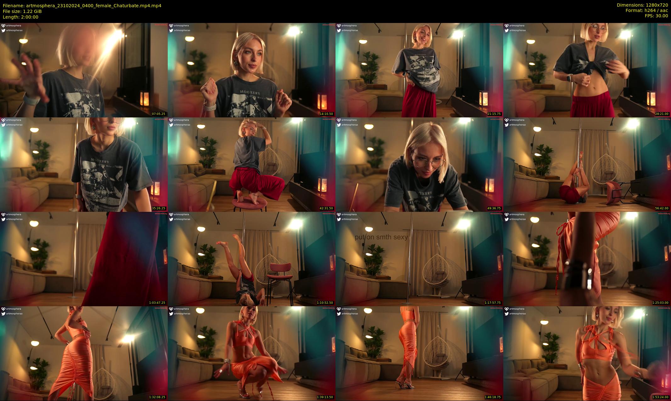 artmosphera — 120 minute Chaturbate female cam show recording, 720p, Oct 23, 2024