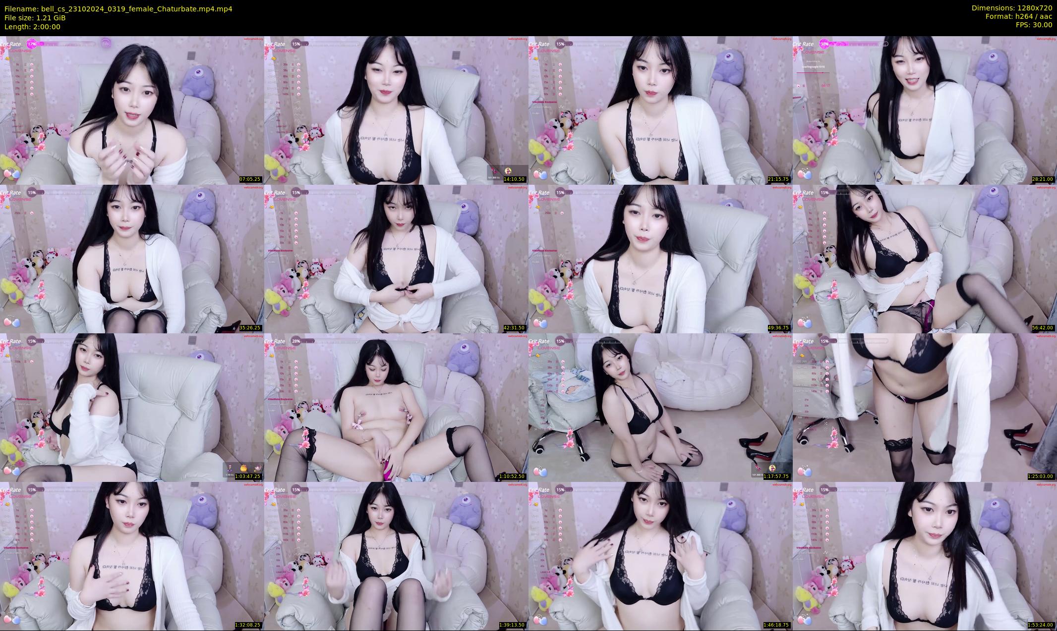 bell_cs — 120 minute Chaturbate female cam show recording, 720p, Oct 23, 2024