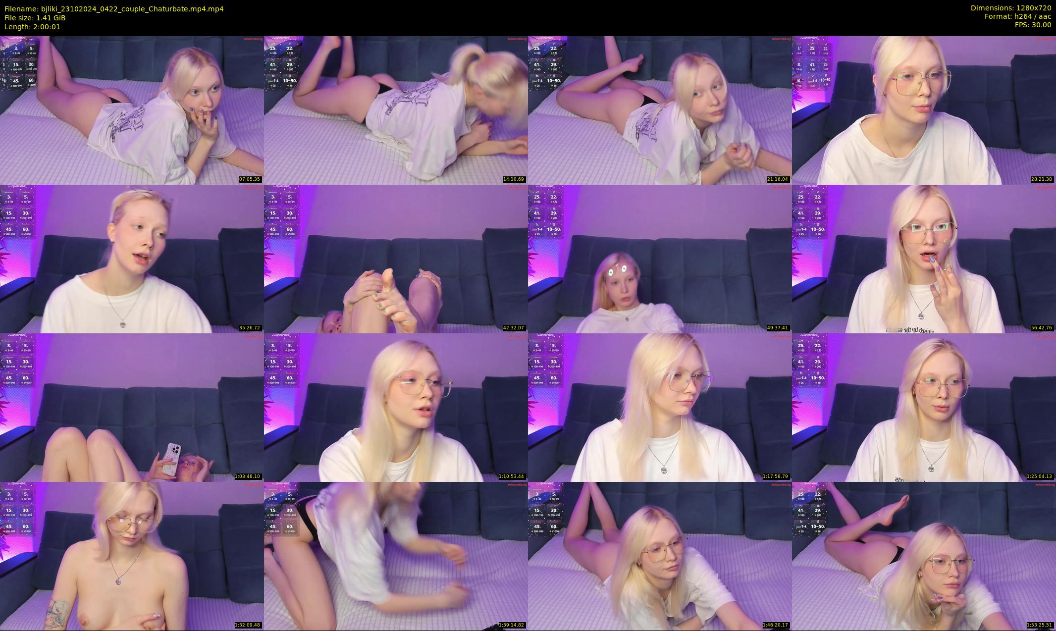 bjliki — 121 minute Chaturbate couple cam show recording, 720p, Oct 23, 2024