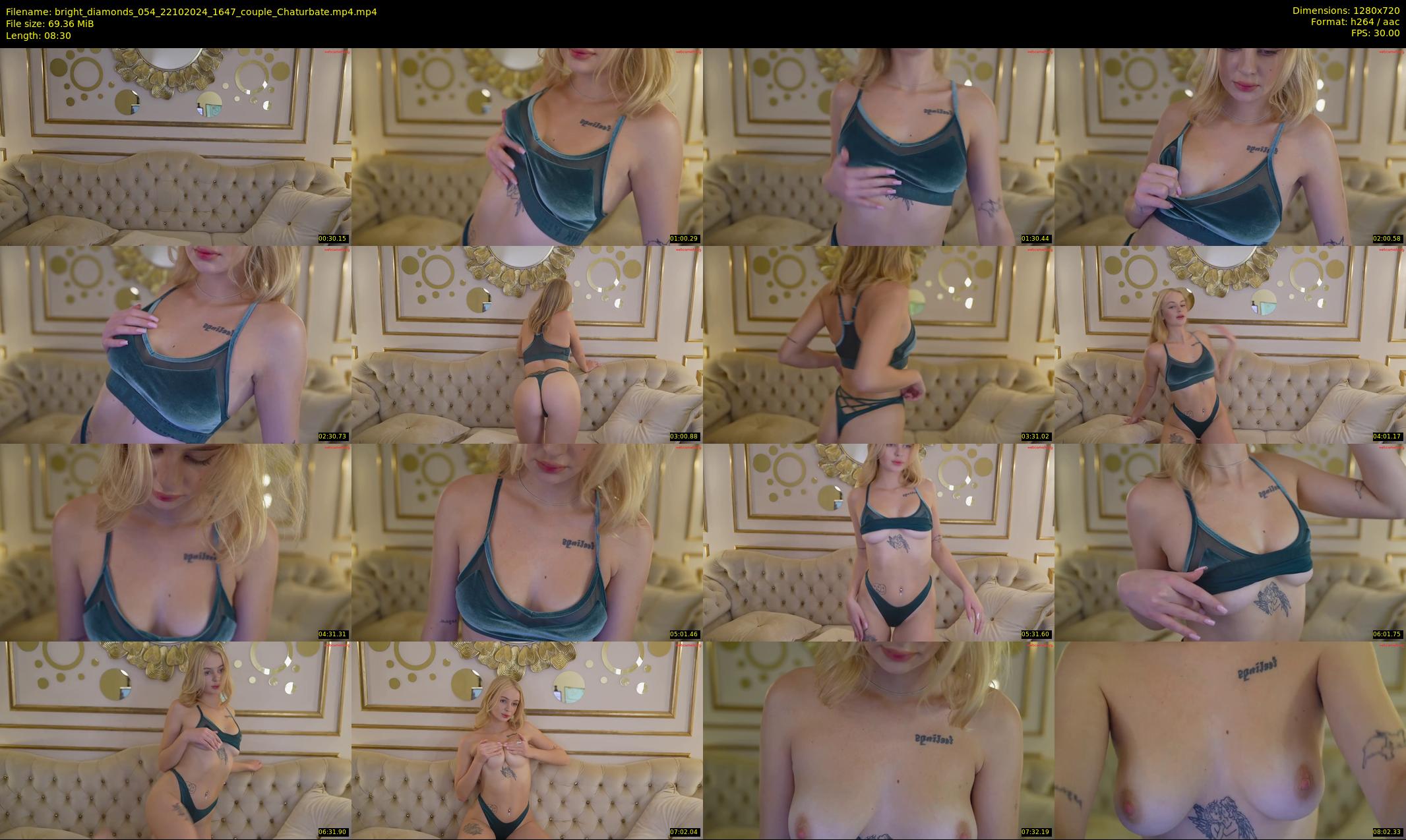 bright_diamonds_054 — 9 minute Chaturbate couple cam show recording, 720p, Oct 22, 2024