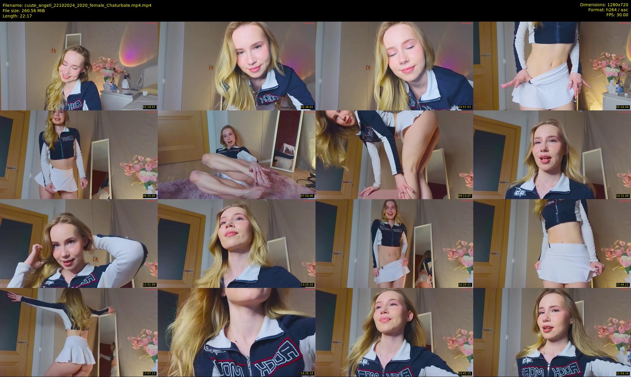 cuute_angell — 23 minute Chaturbate female cam show recording, 720p, Oct 22, 2024